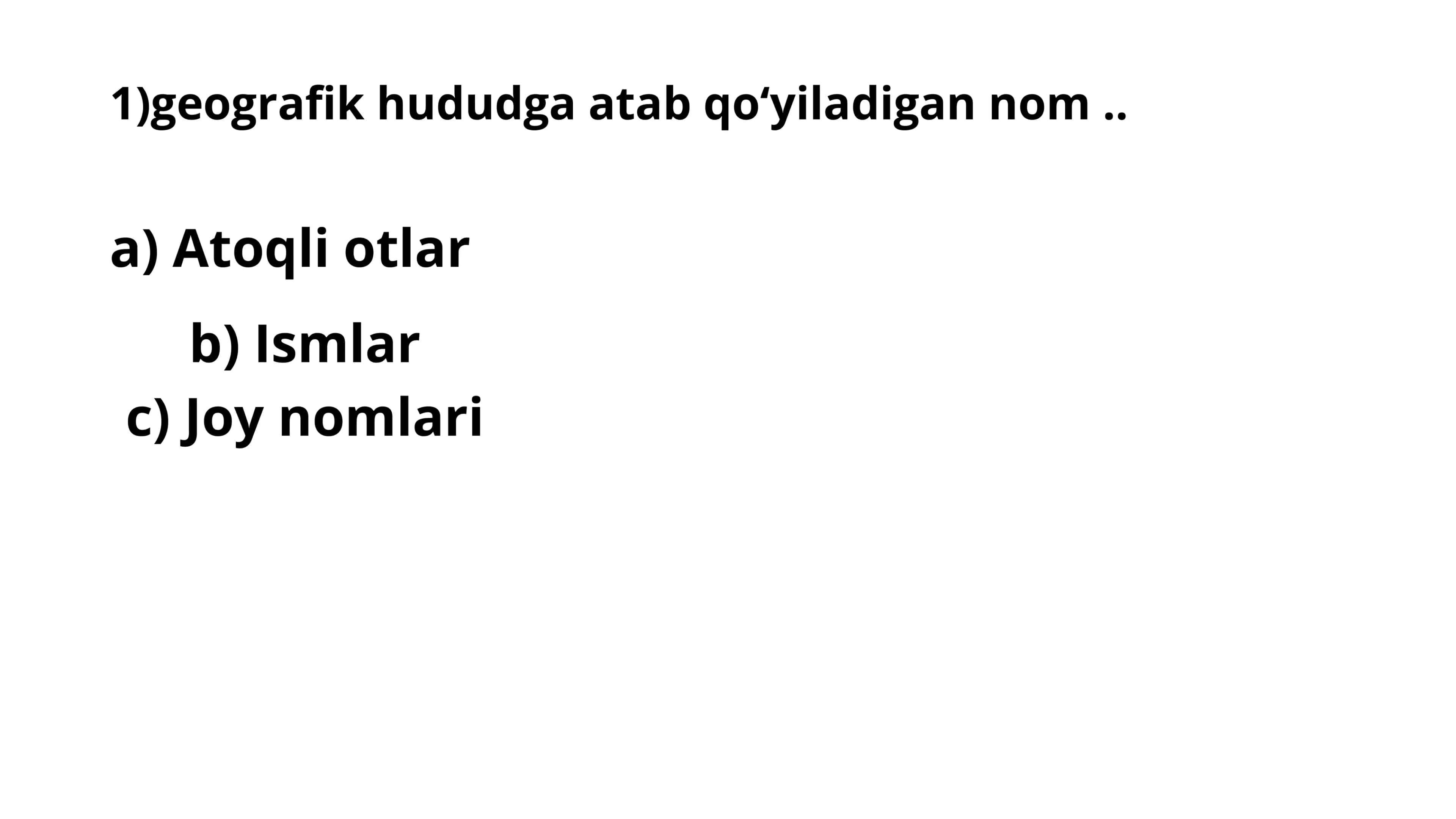 ona tili test 2
