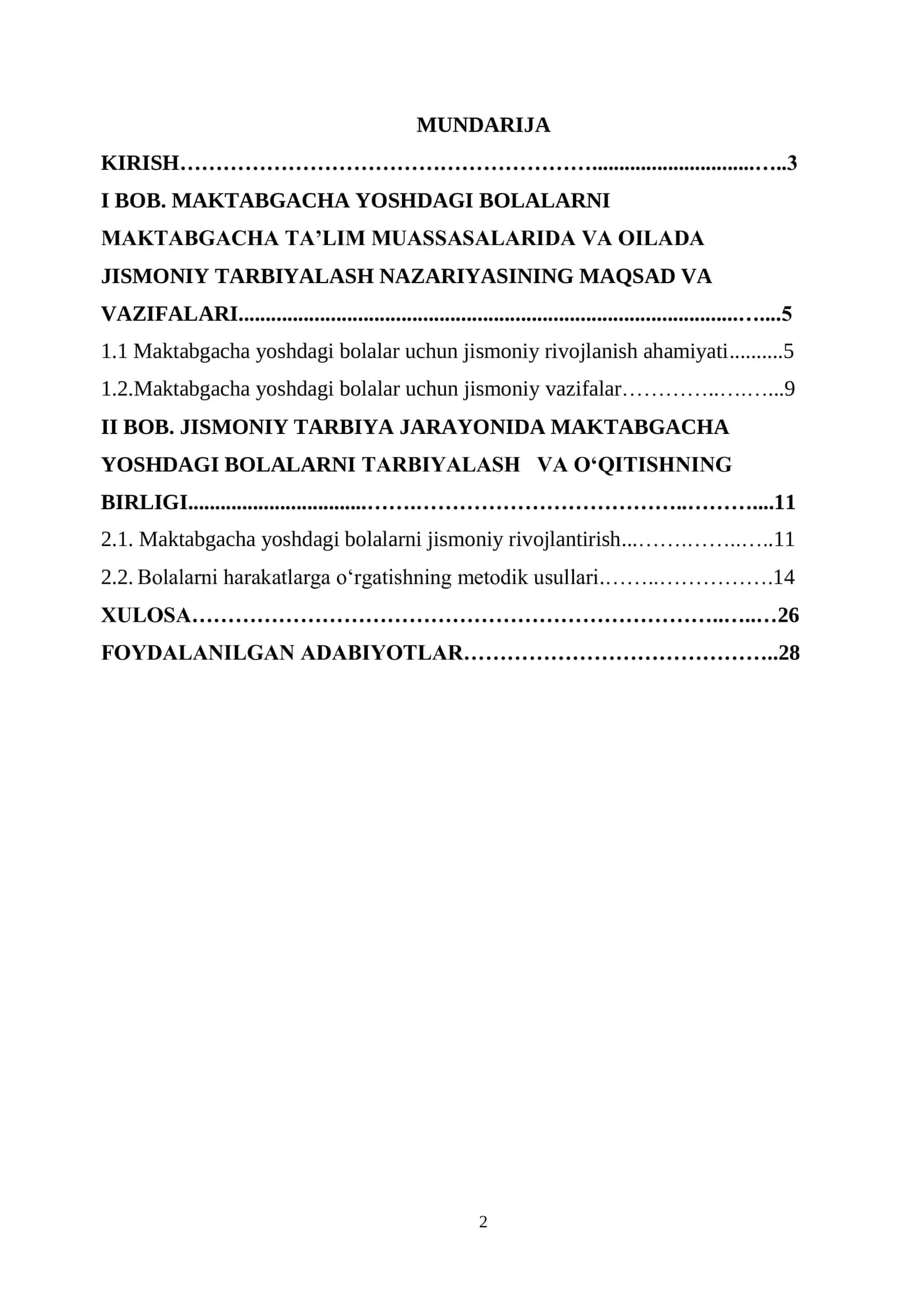 Jismoniy tarbiyaning bolalarni baquvvat, chidamli qilib tarbiyalashdagi ahamiyati 2