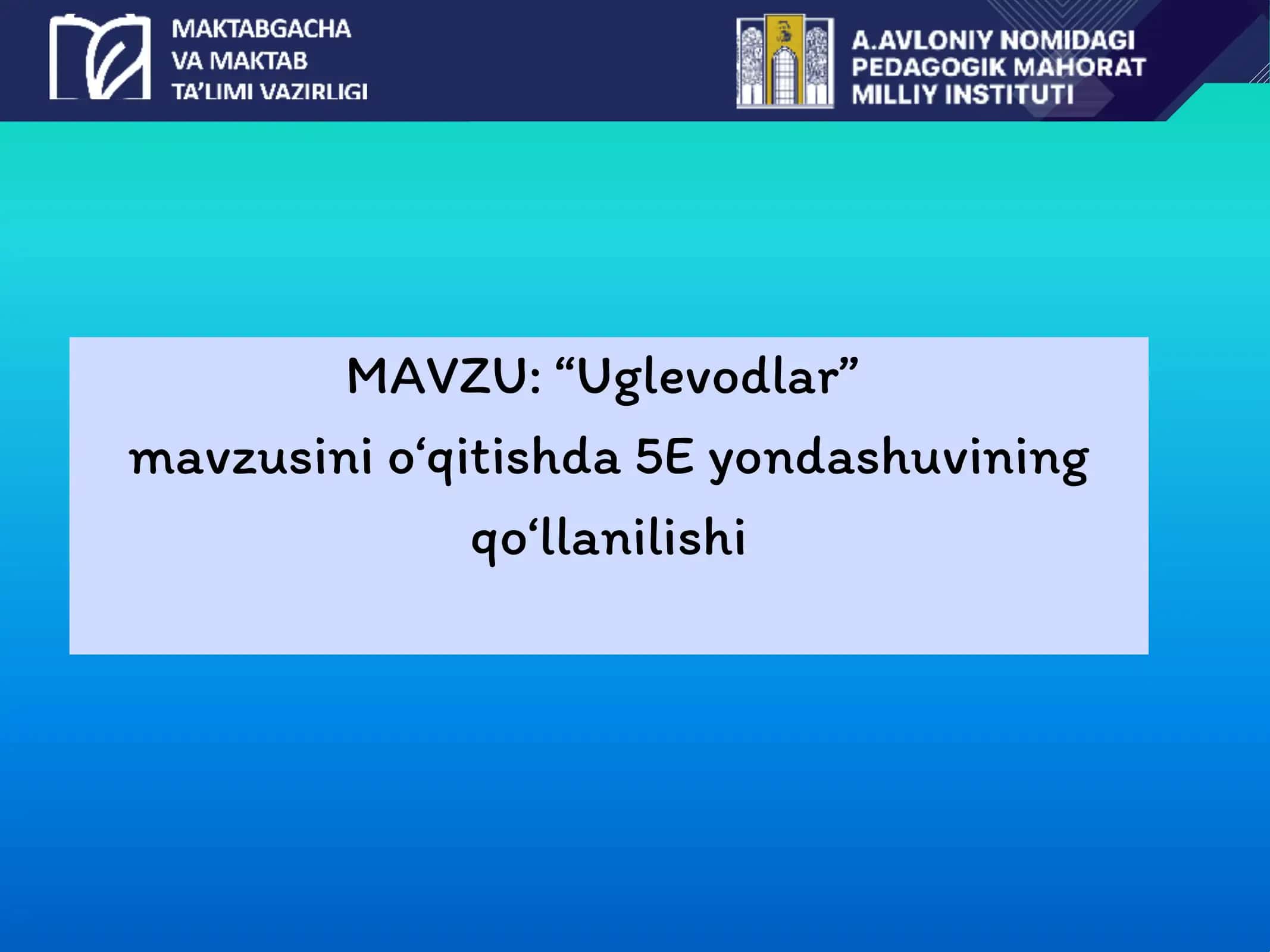 Uglevodlar 2