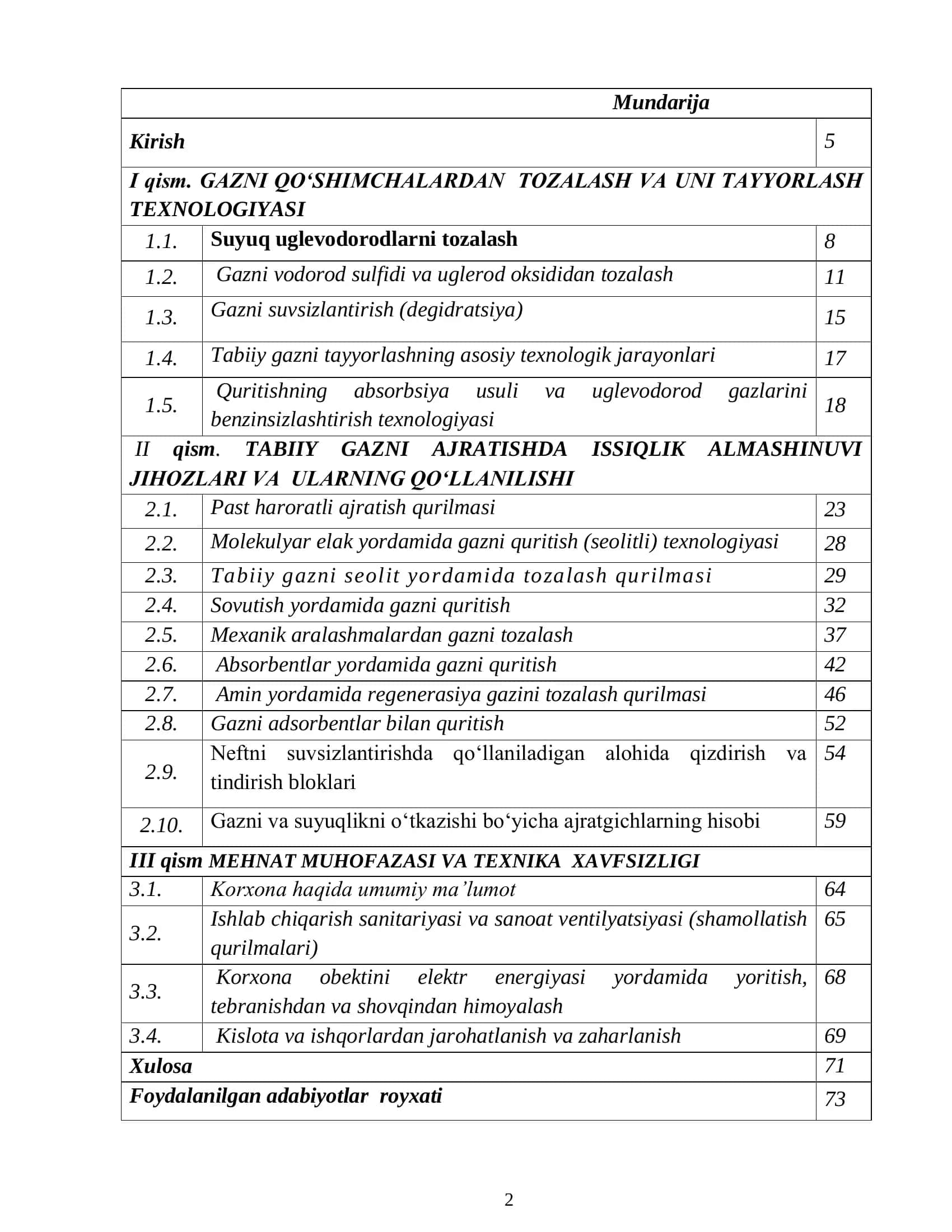 Texnologik mashinalar va jihozlar 2