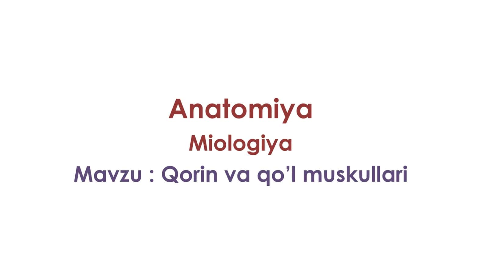 Anatomiya 2