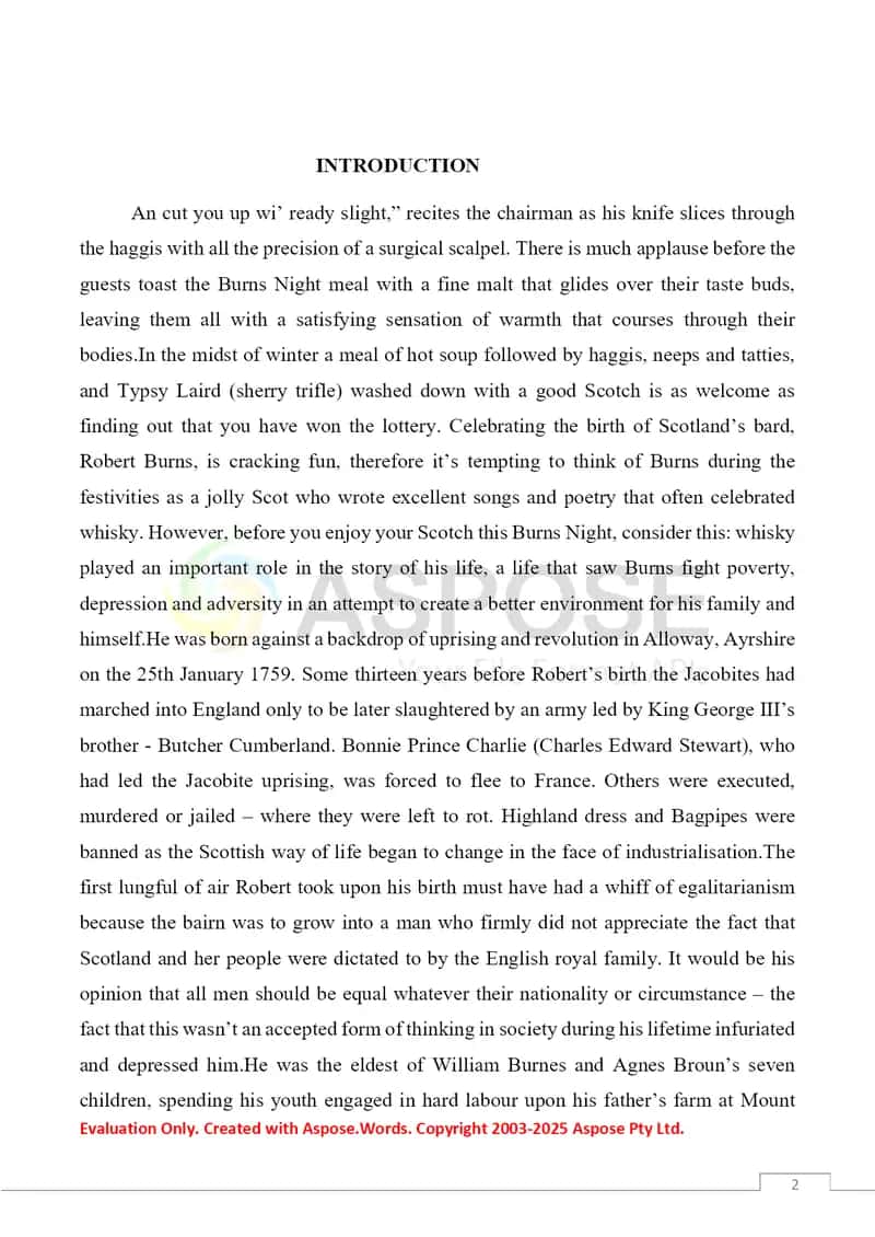 Conception of patriotism in the poems of Robert Burns 2