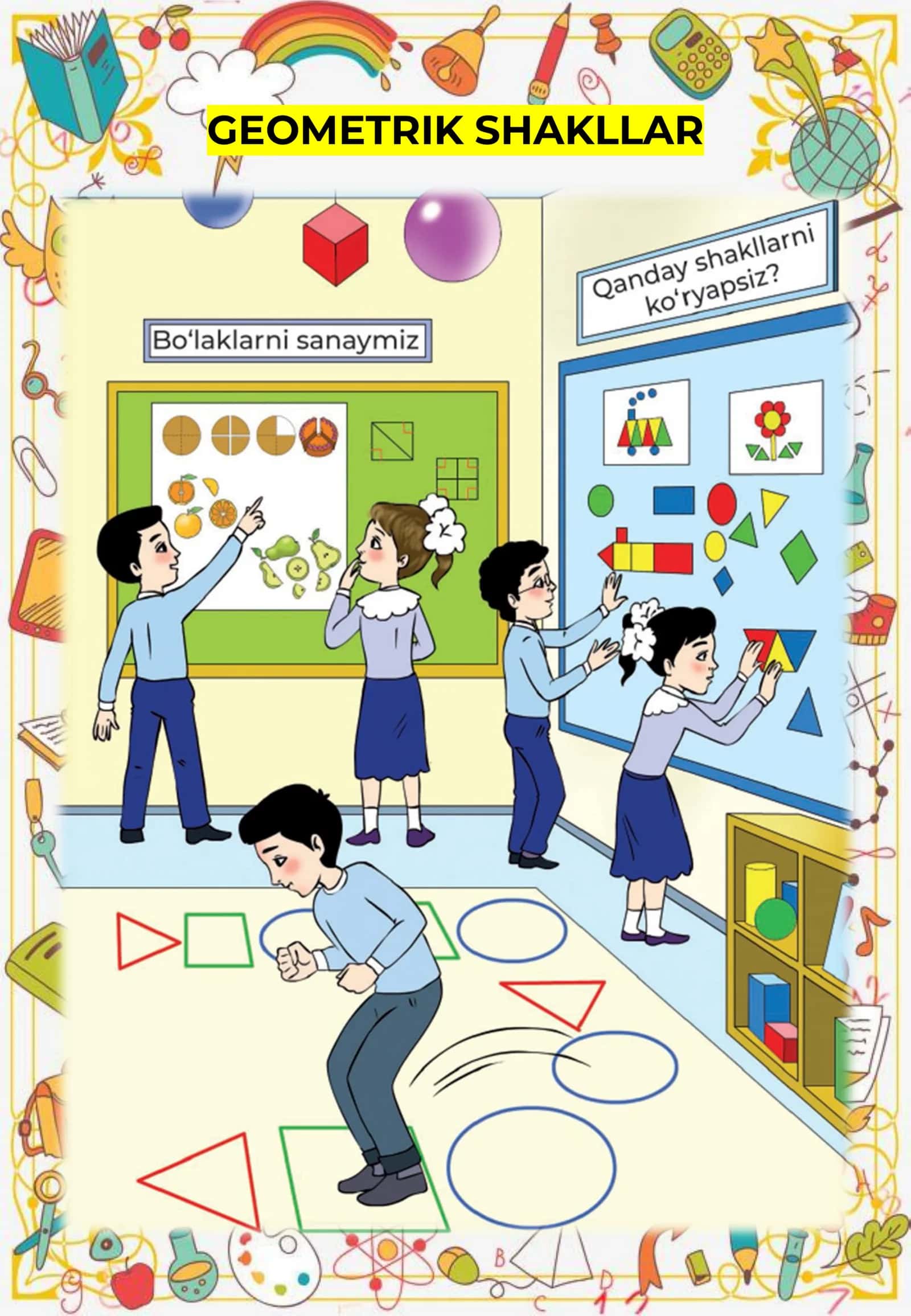 1-sinf Matematika fanidan 1-2-chorak ko'rgazmalar 2