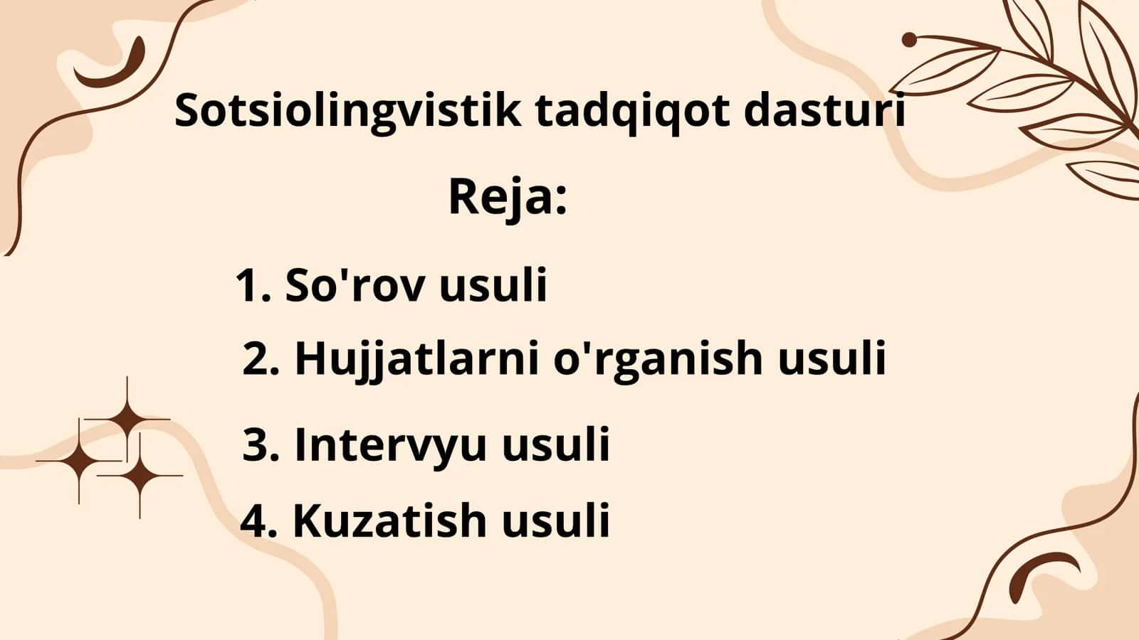 Sotsiolingvistik tadqiqot dasturi 2