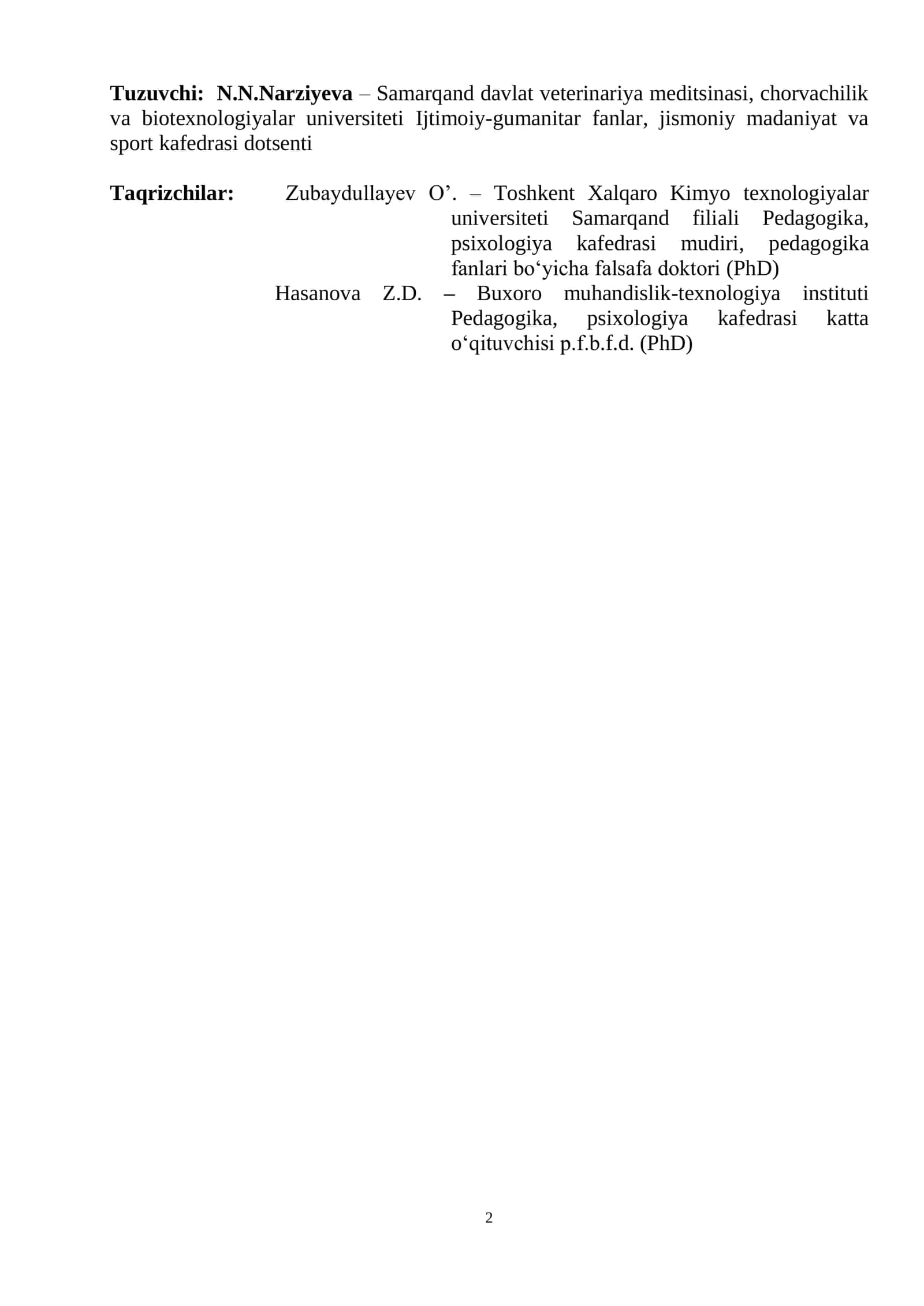 MAXSUS FANLARNIN O‘QITISH JARAYONIDA AXBOROT TEXNOLOGIYALARIDAN FOYDALANISH 2