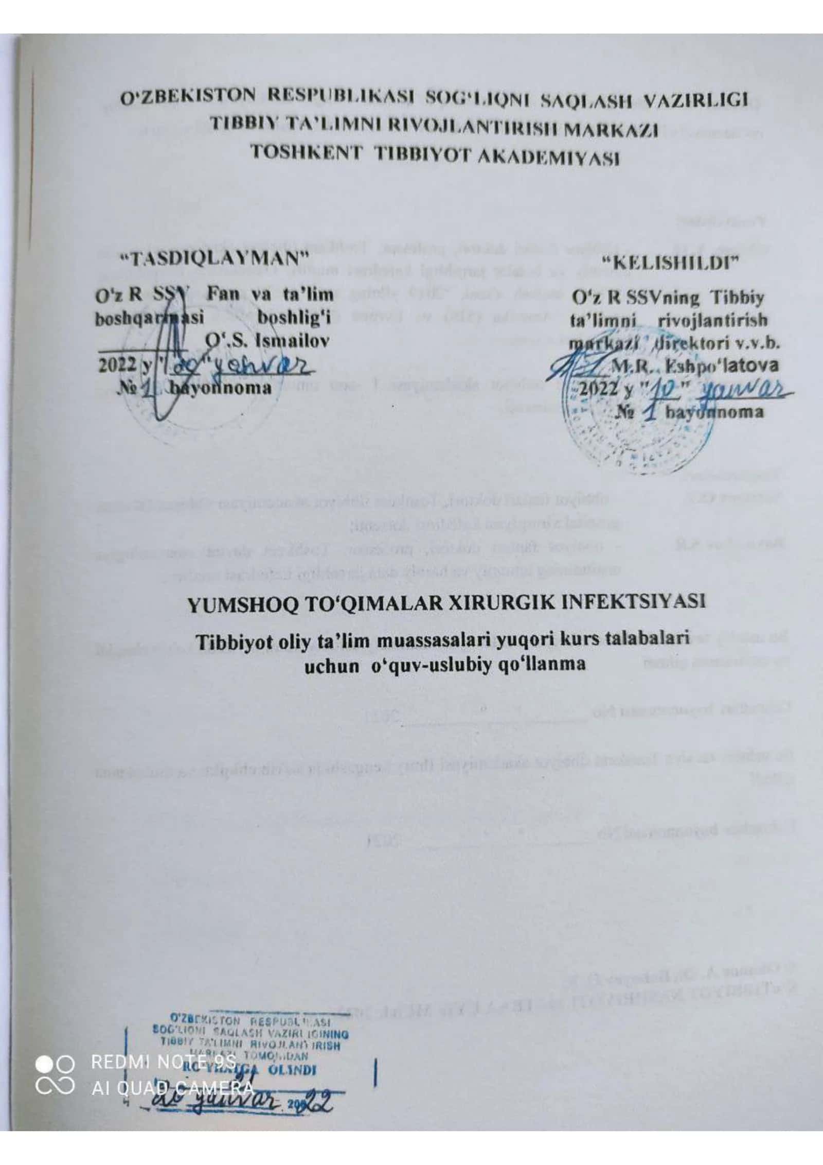 yumshoq to‘qimalarni Xirurgik infeksiyasi 2