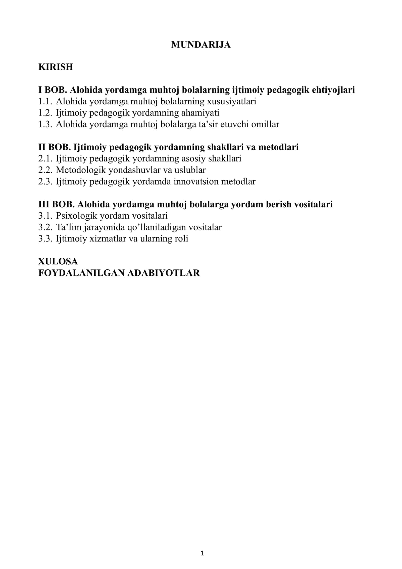 Alohida yordamga muhtoj bolalarga ijtimoiy pedagogik yordam tashkil etishning shakl,metod va vositalari 2