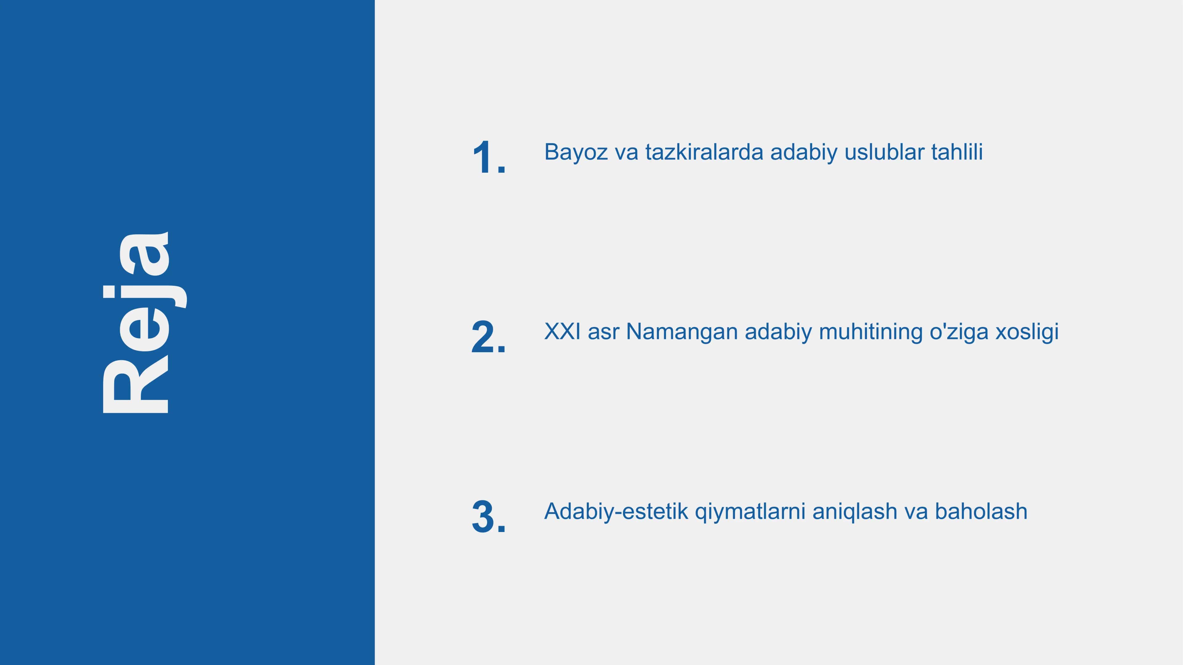 XXI asr Namangan adabiy muhitida nashr etilgan bayoz va tazkiralar asosida adabiy-estetik tahlil 2