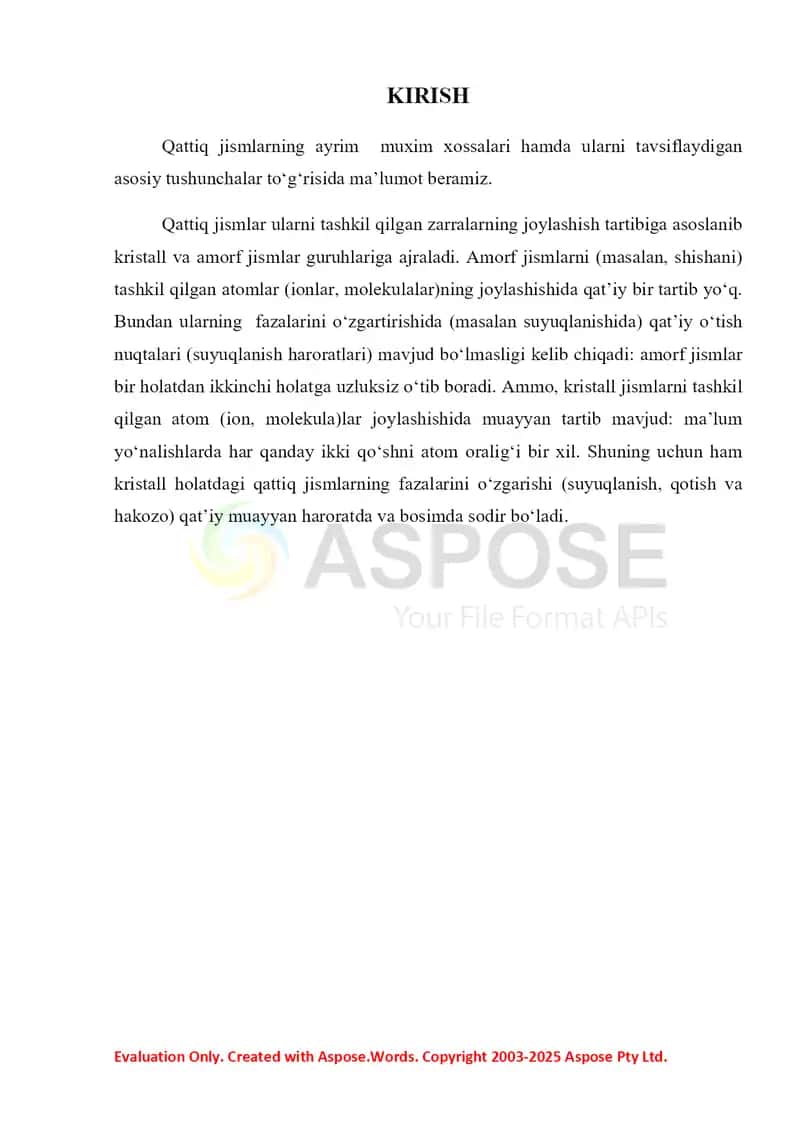 QATTIQ JISMLARNING MAGNIT XOSSALARI 2