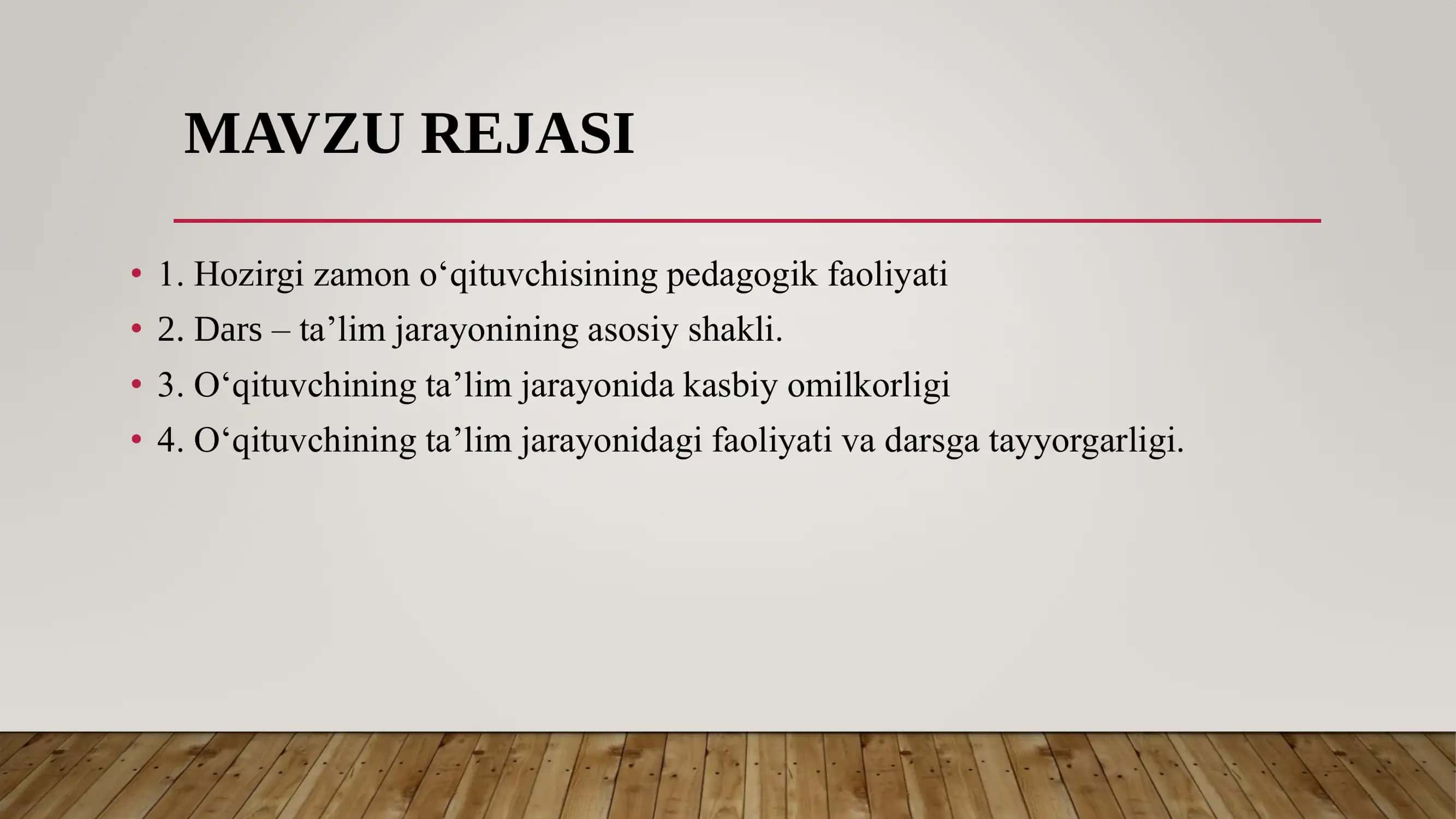 O‘qituvchining ta’lim jarayonidagi mahorati 2