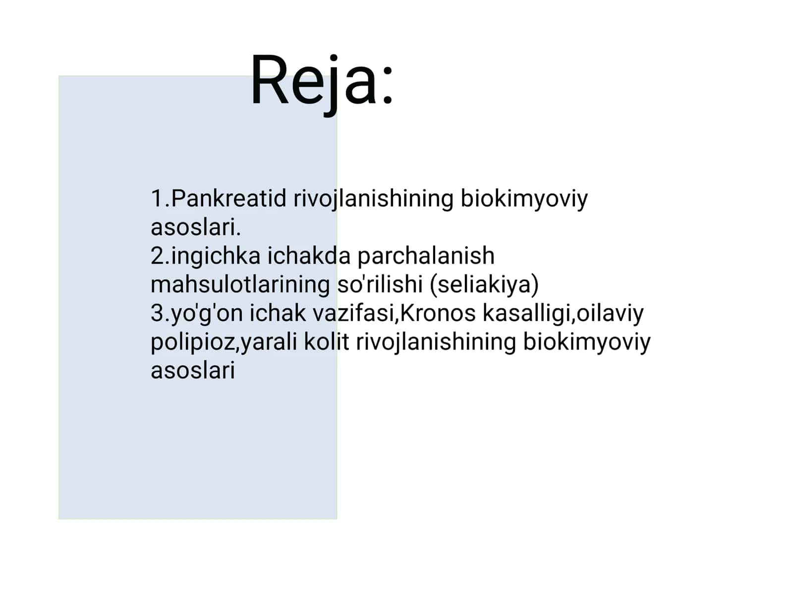 Pankreatitning molekulyar mexanizmi va davolashning zbiokimyoviy asoslari 2