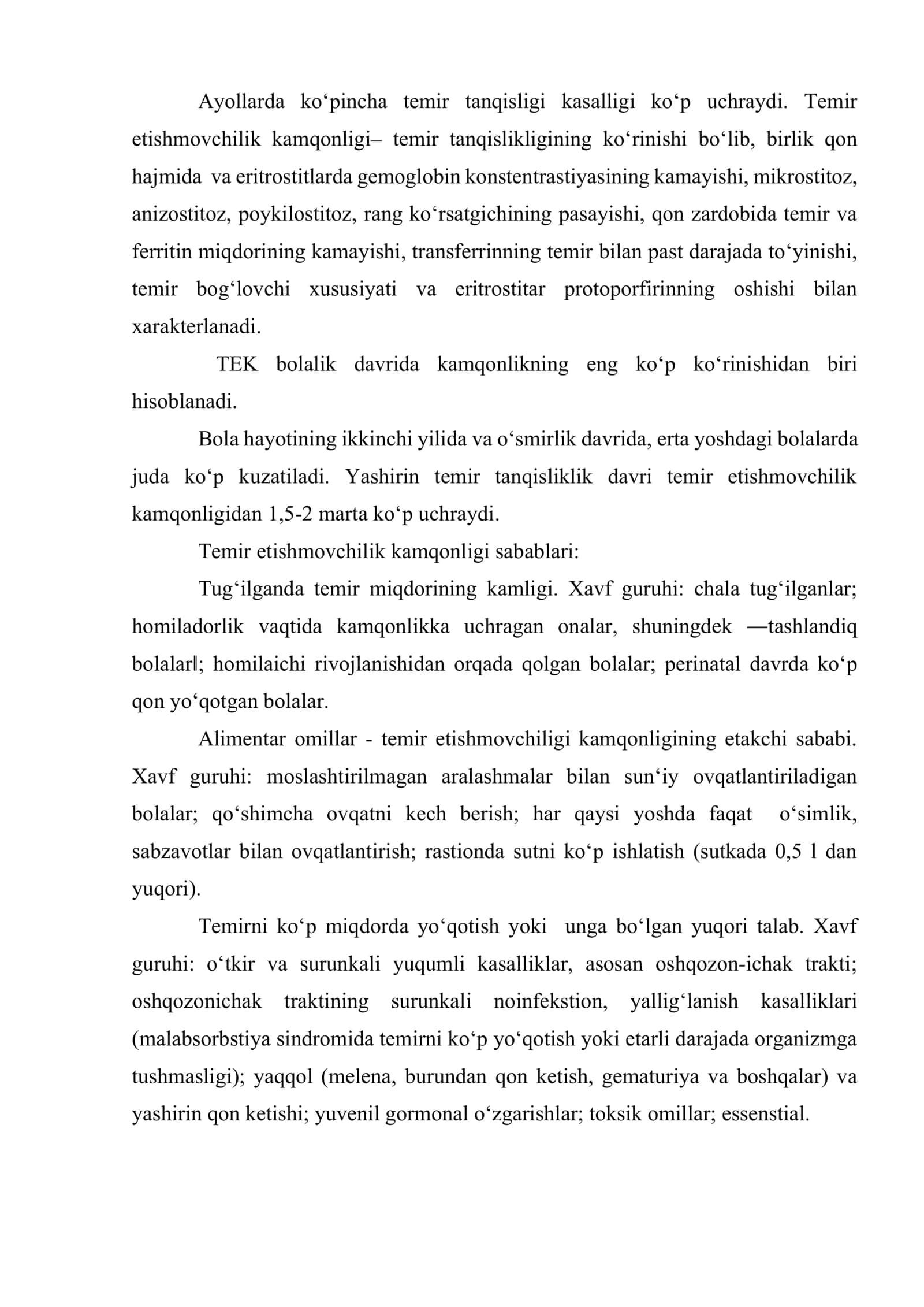 Mikronutrientlar etishmovchiligi va rastional ovqatlanish 2