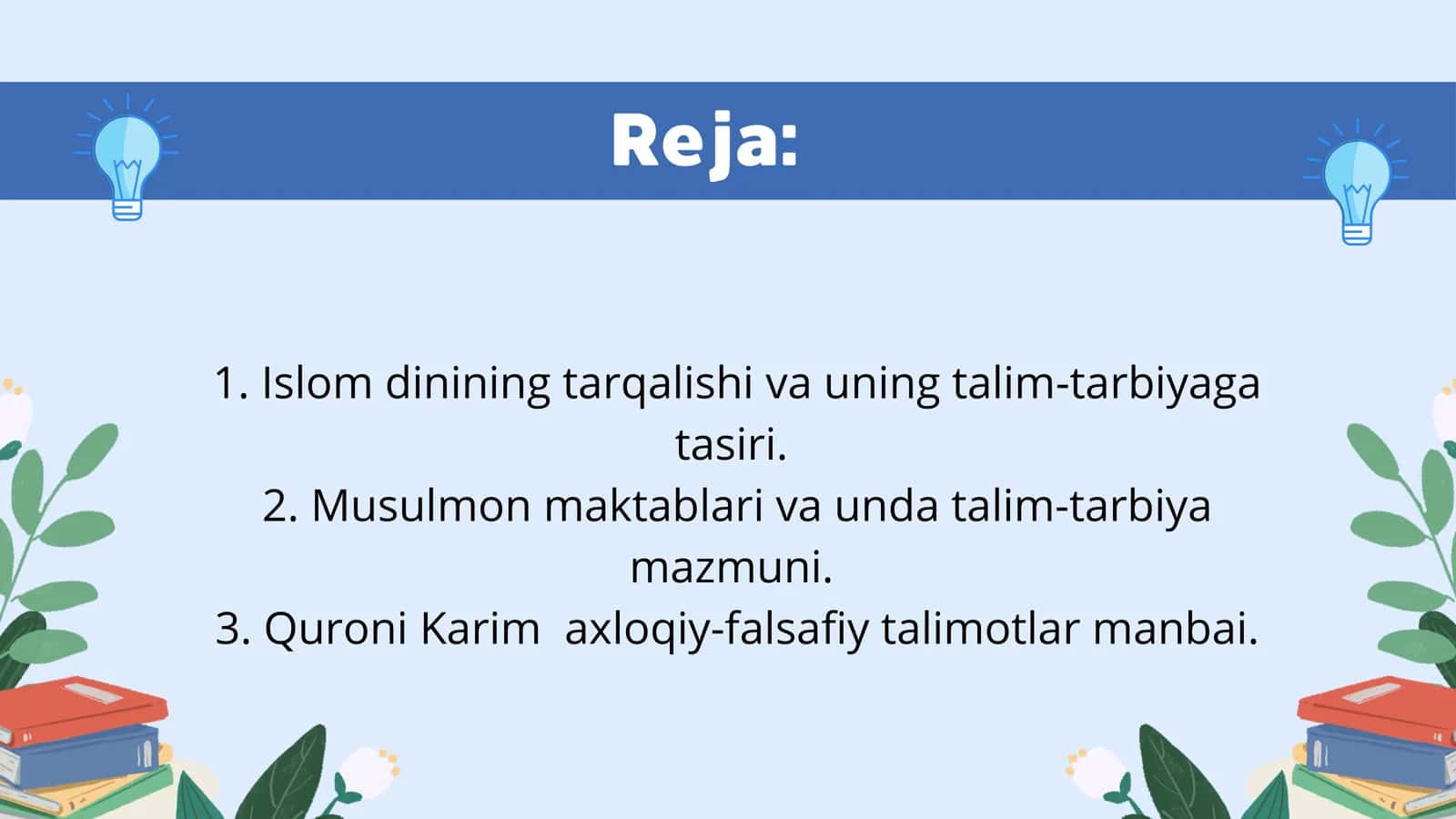 VII ASRDAN XIV ASRNING BIRINCHI YARMIGACHA O‘RTA OSIYODA TARBIYA, MAKTAB VA PEDAGOGIK FIKRLAR. 2