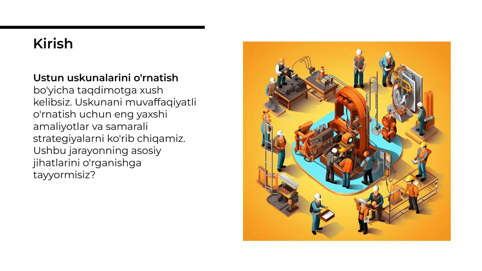 Ustun uskunalarini o'rnatish samarali strategiyalar va eng yaxshi amaliyotlar 2