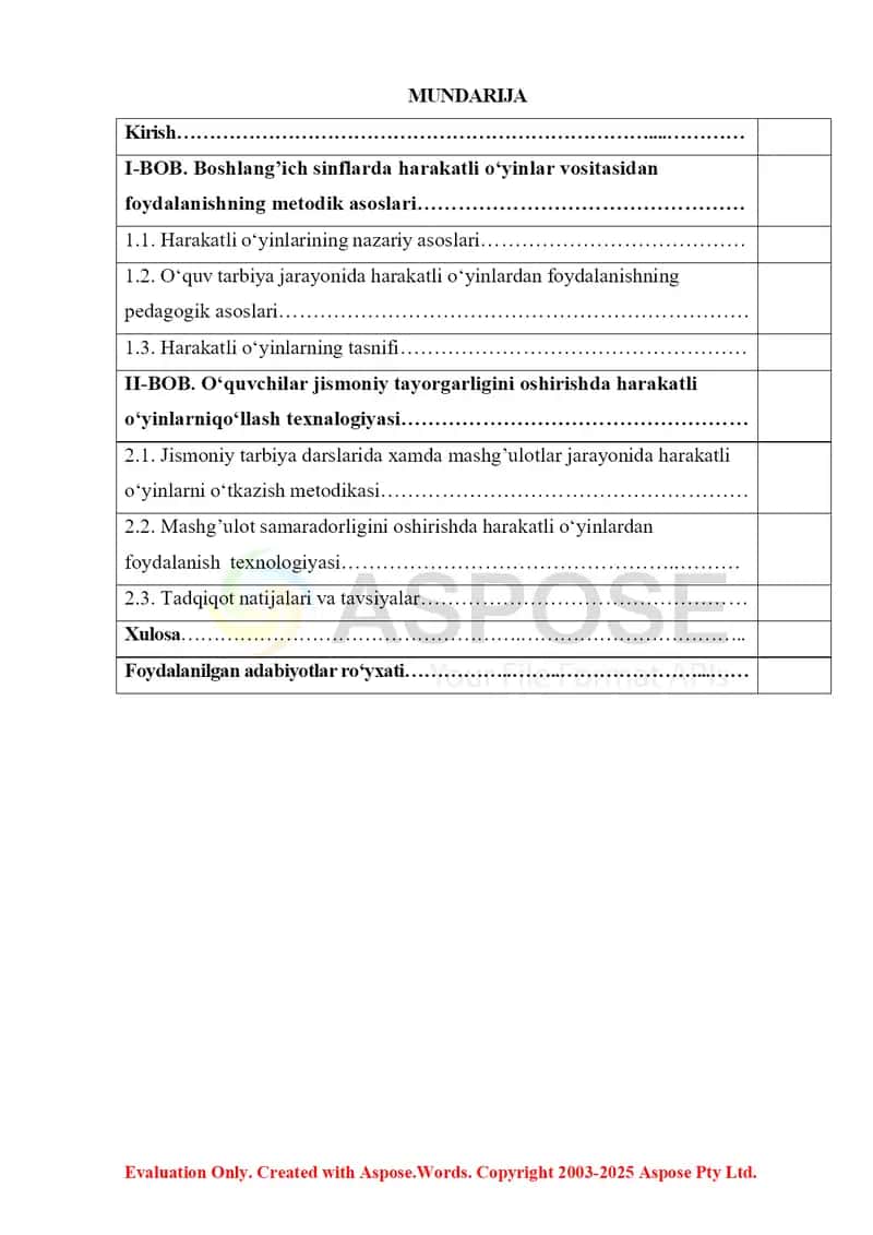Harakatli o‘yinlar yordamida maktab yoshidagi bolalarni jismoniy tarbiyalash 2