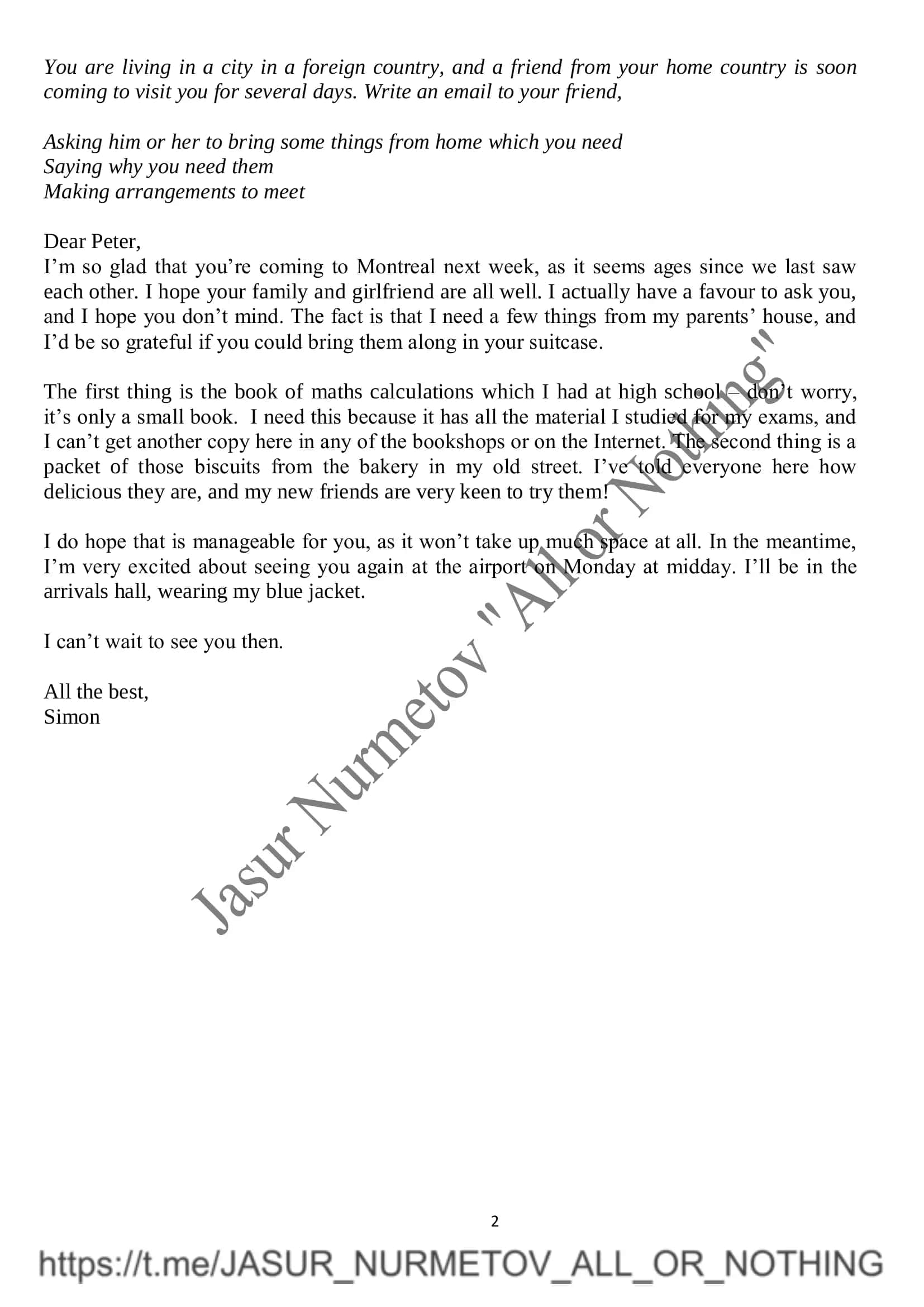 Noise Complaint Letter to University Governor 2