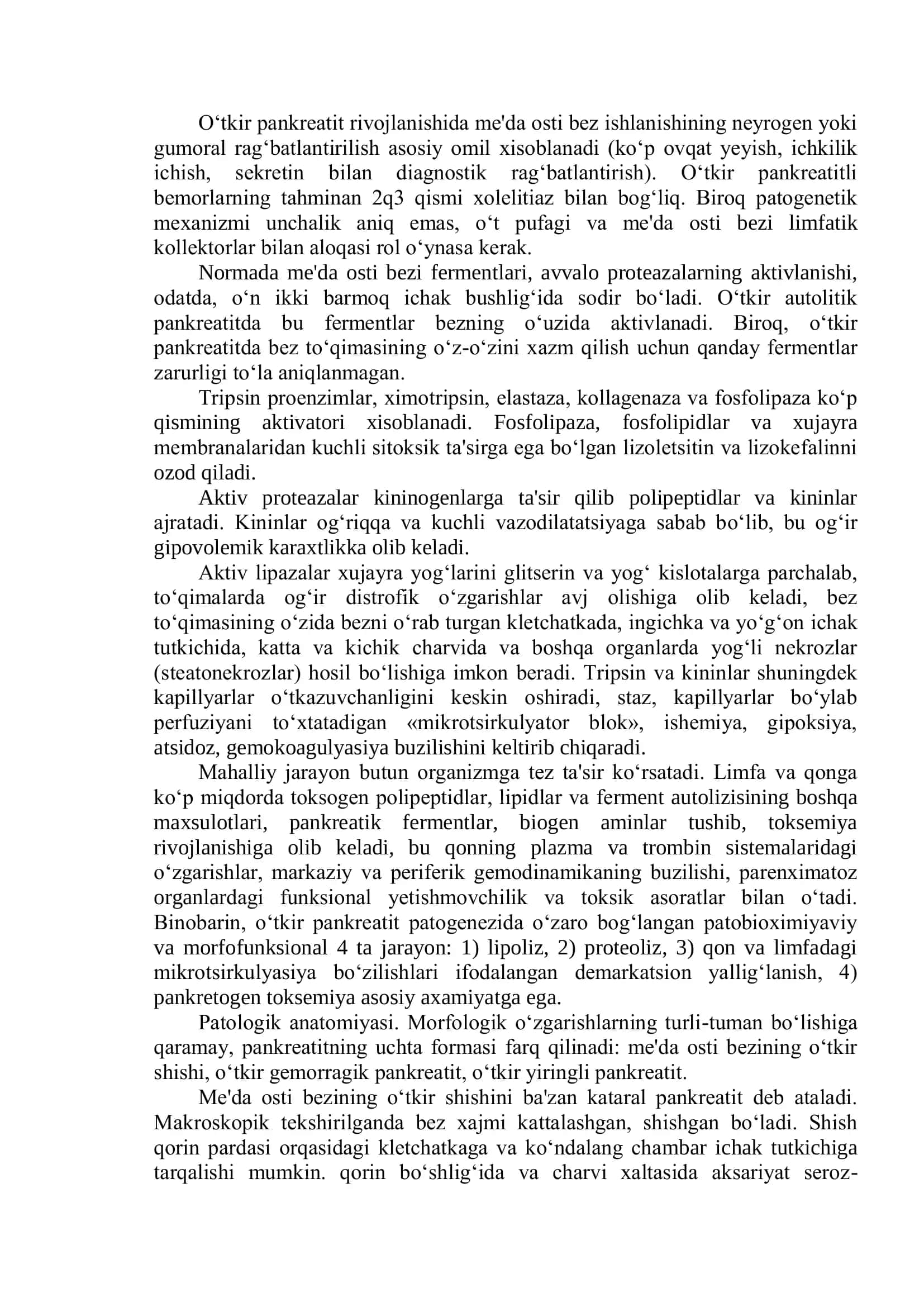 Oshqozon osti bezi kasalliklari 2