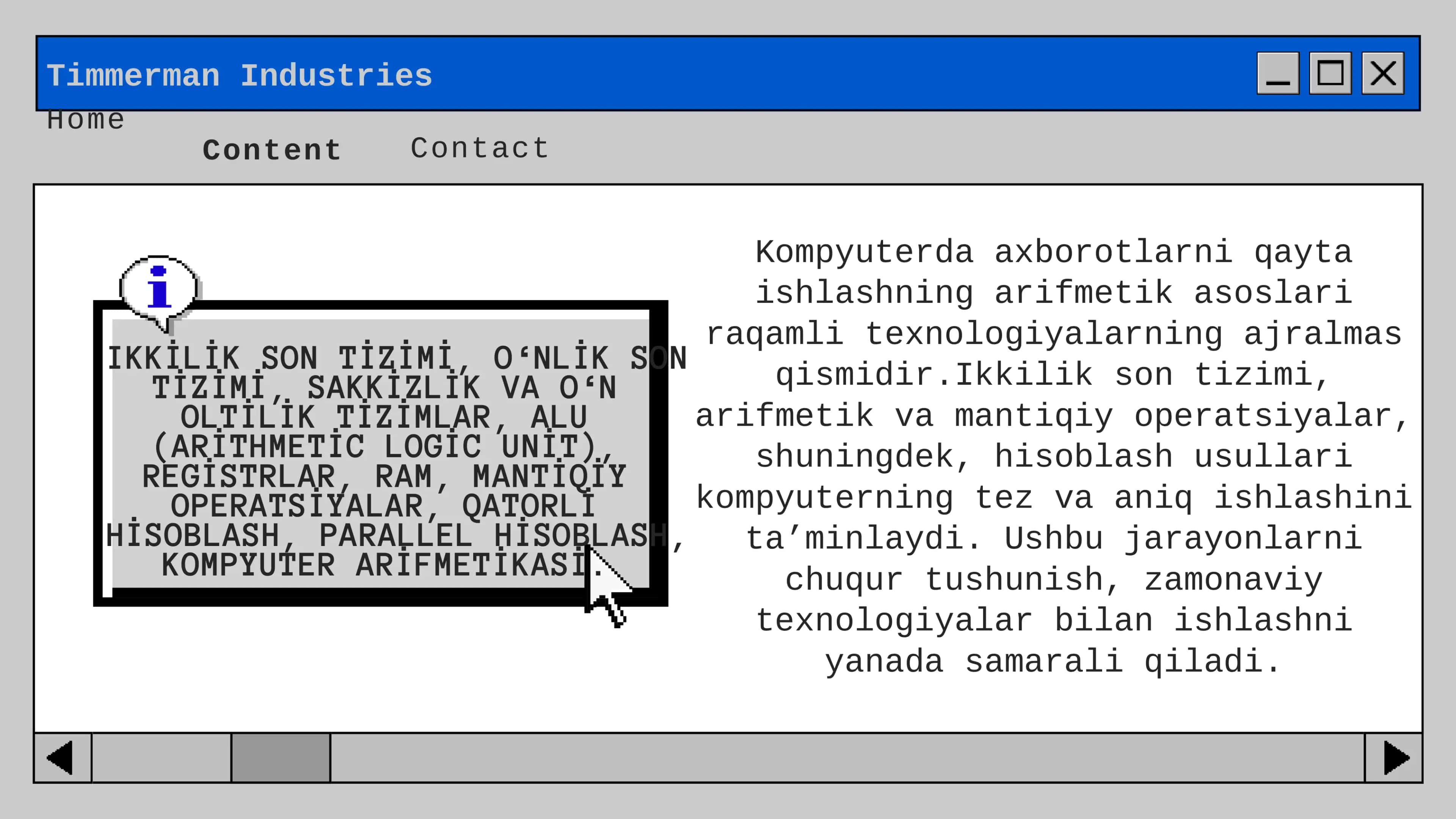 Kompyuterda axborotlarni qayta ishlashning mantiqiy va arifmetik asoslari 2