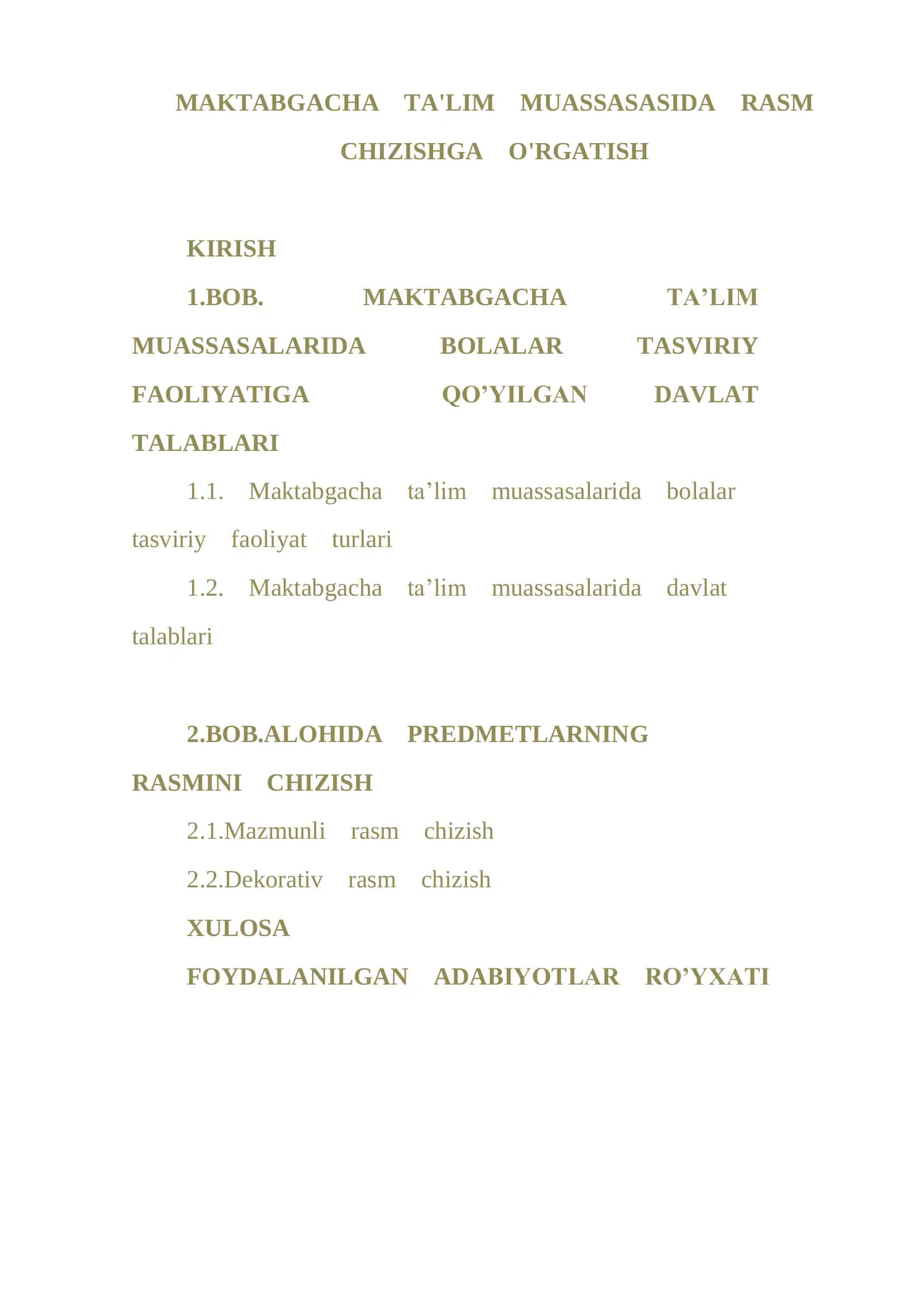 ESTETIK TARBIYA METODIKASI FANI 2