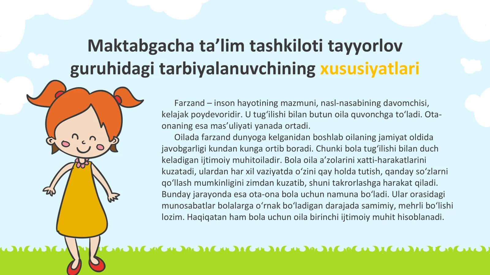 Maktabgacha ta’lim tashkilotlarida tayyorlov guruhlardagi bola hayotini tashkil etish xususiyatlari 2