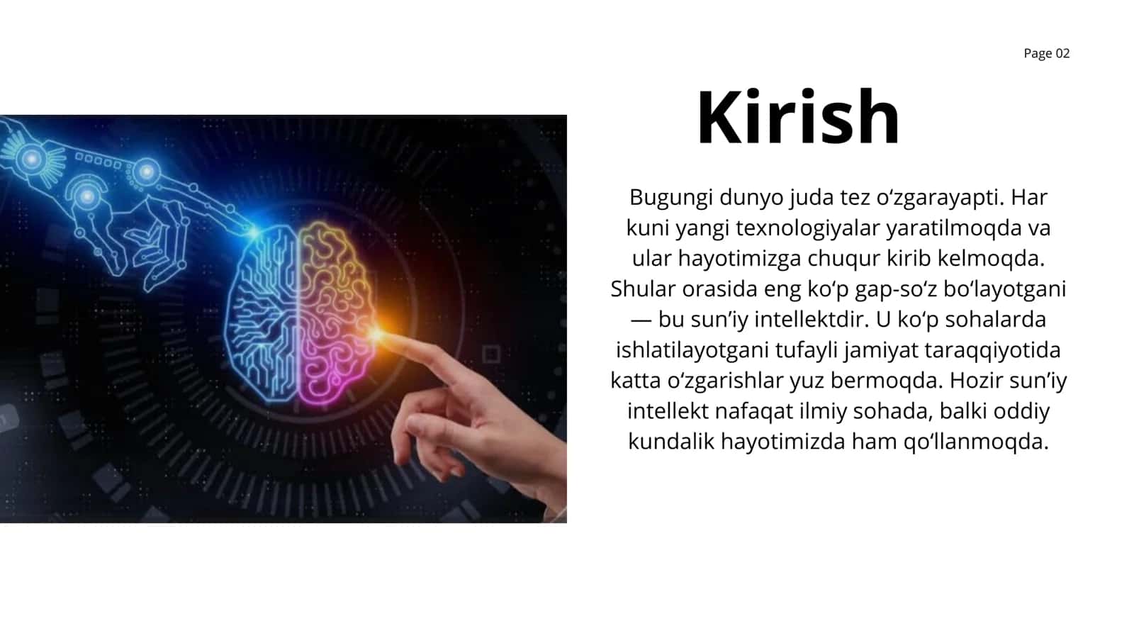 Sun'iy Intellekt 2