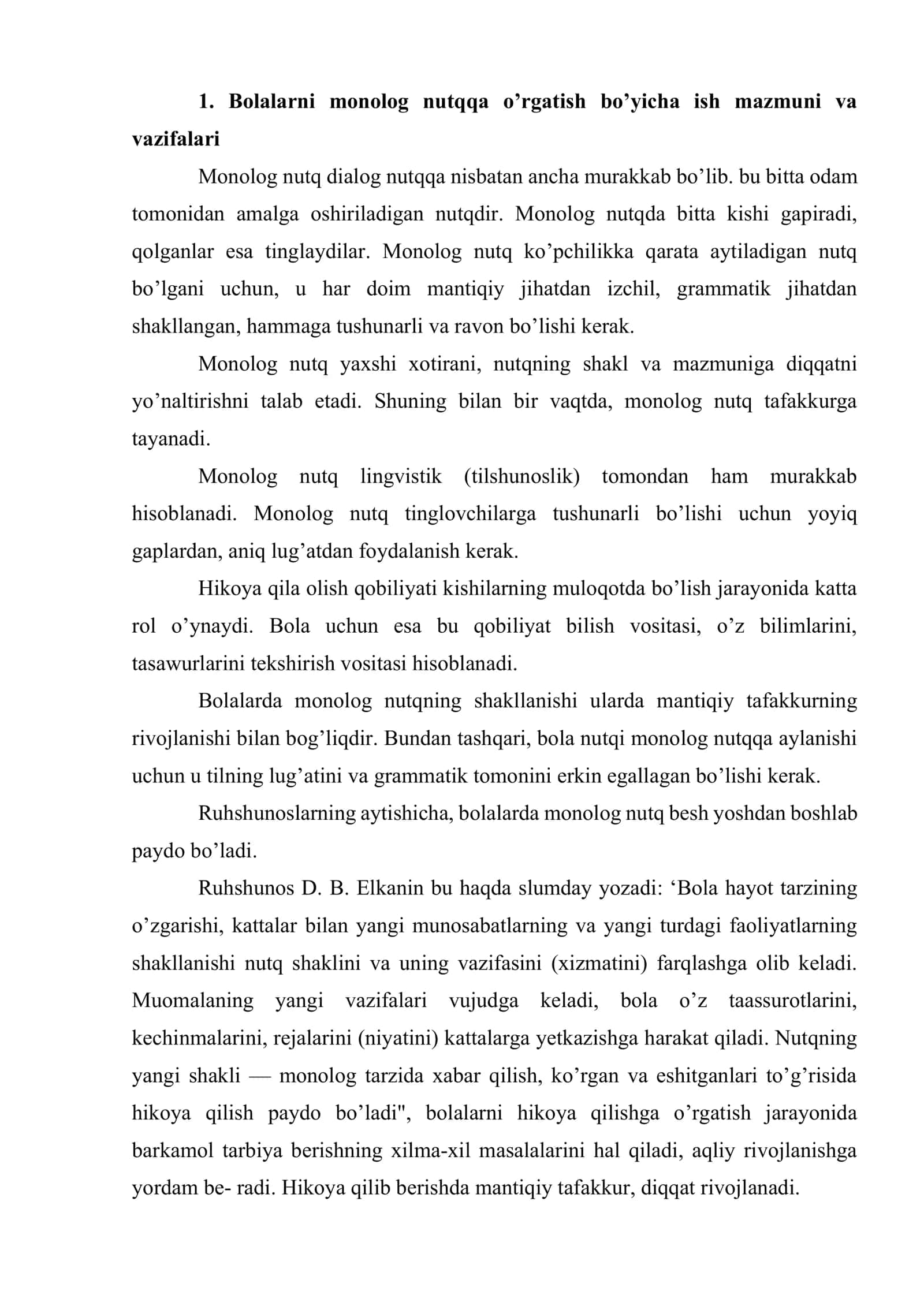 Bolalarni hikoya qilishga (monolog nutqqa) o’rgatish 2