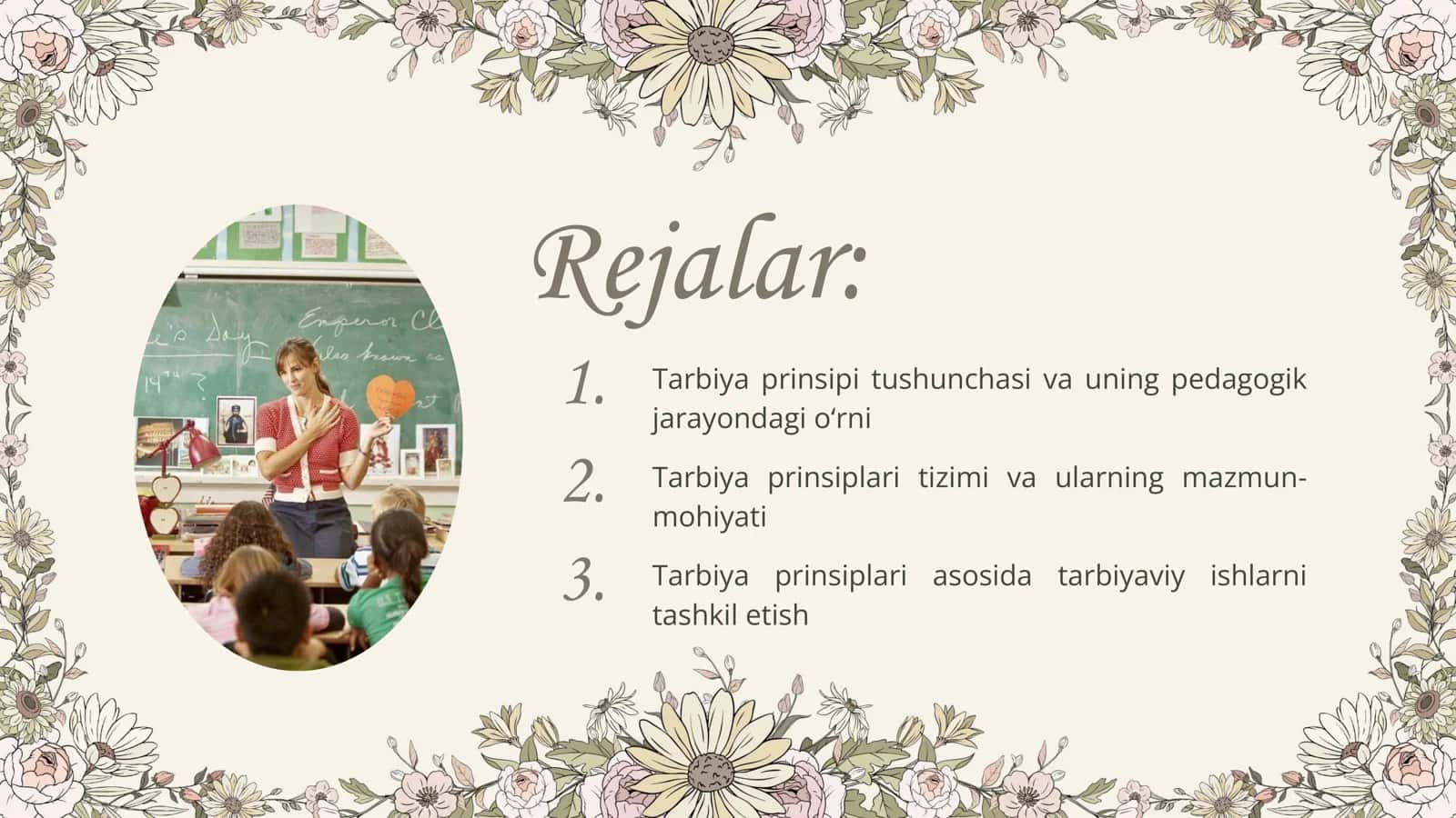 Tarbiya printsiplari 2