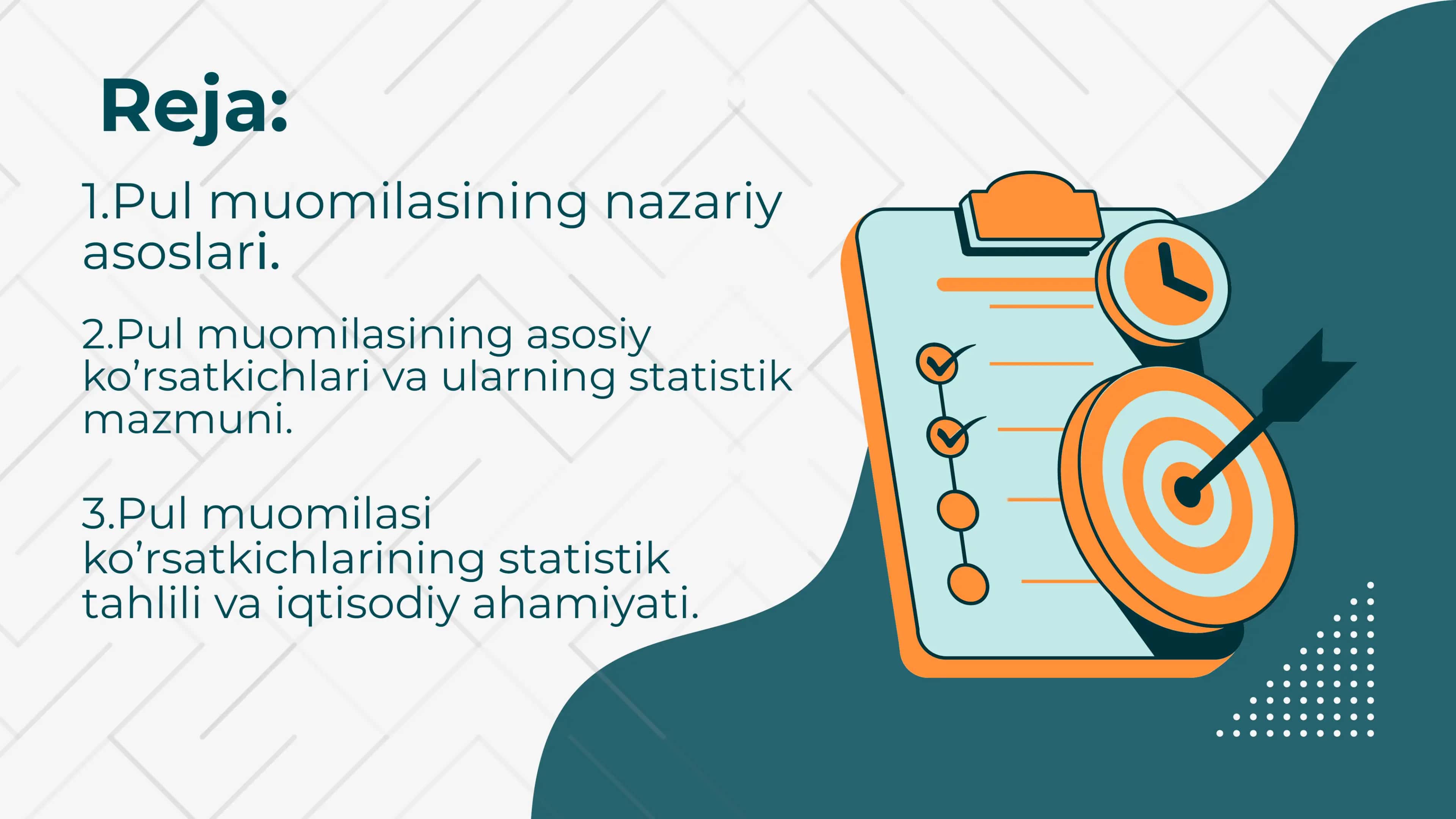 Pul muomilasi taqdimot uchun 2