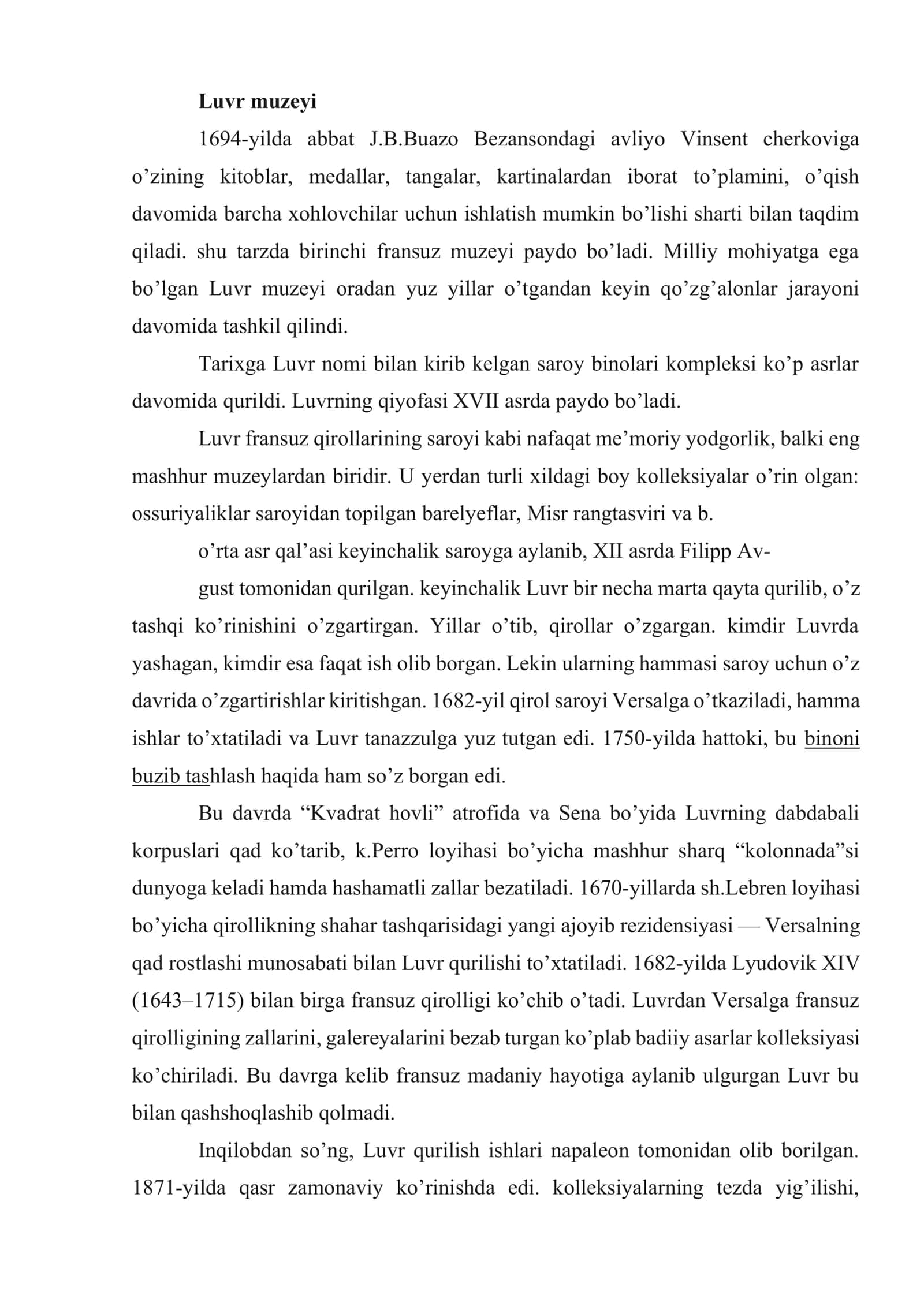 Fransiya muzeylari 2
