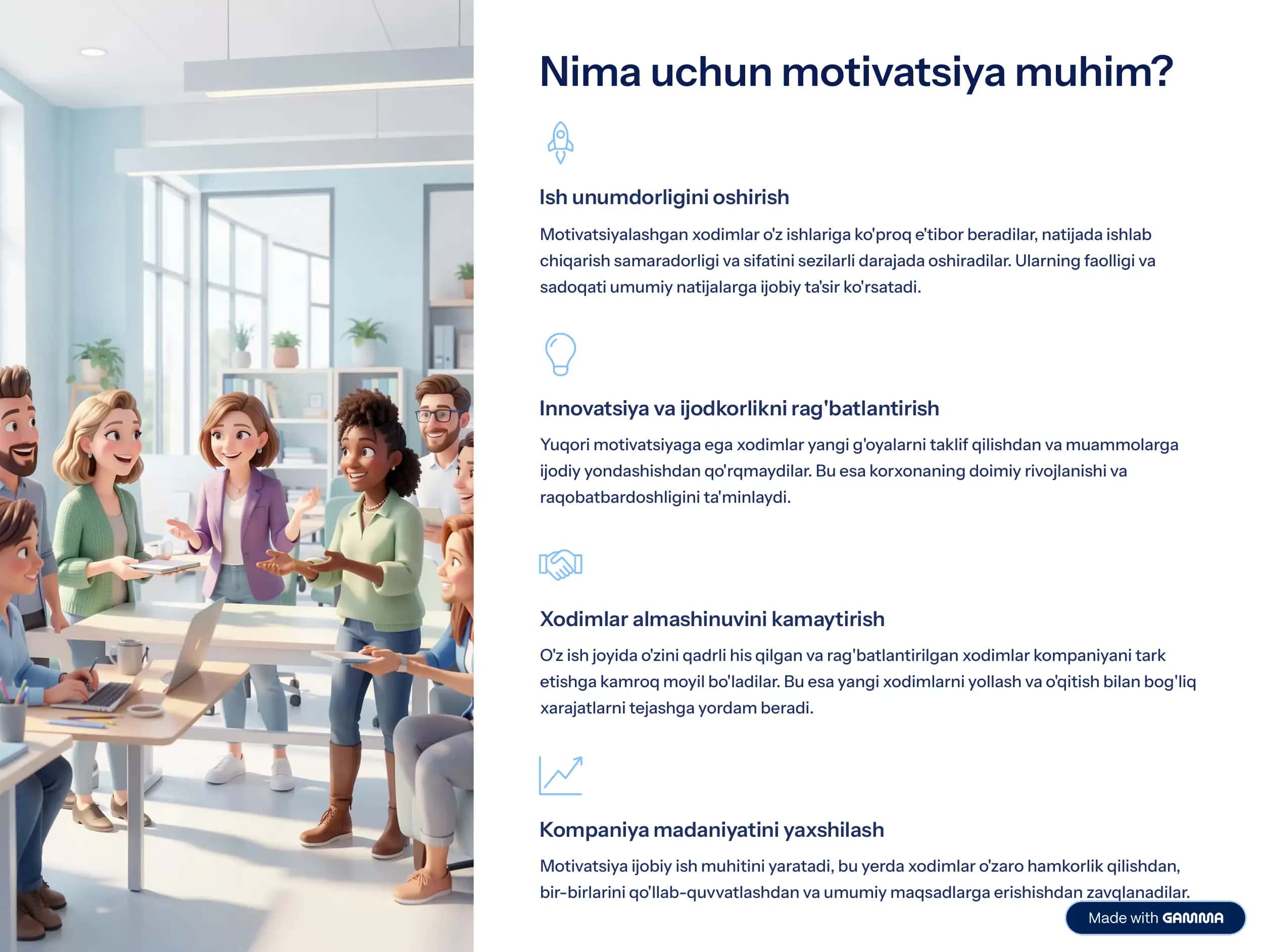 Korxona uchun motivatsiya tizimi 2