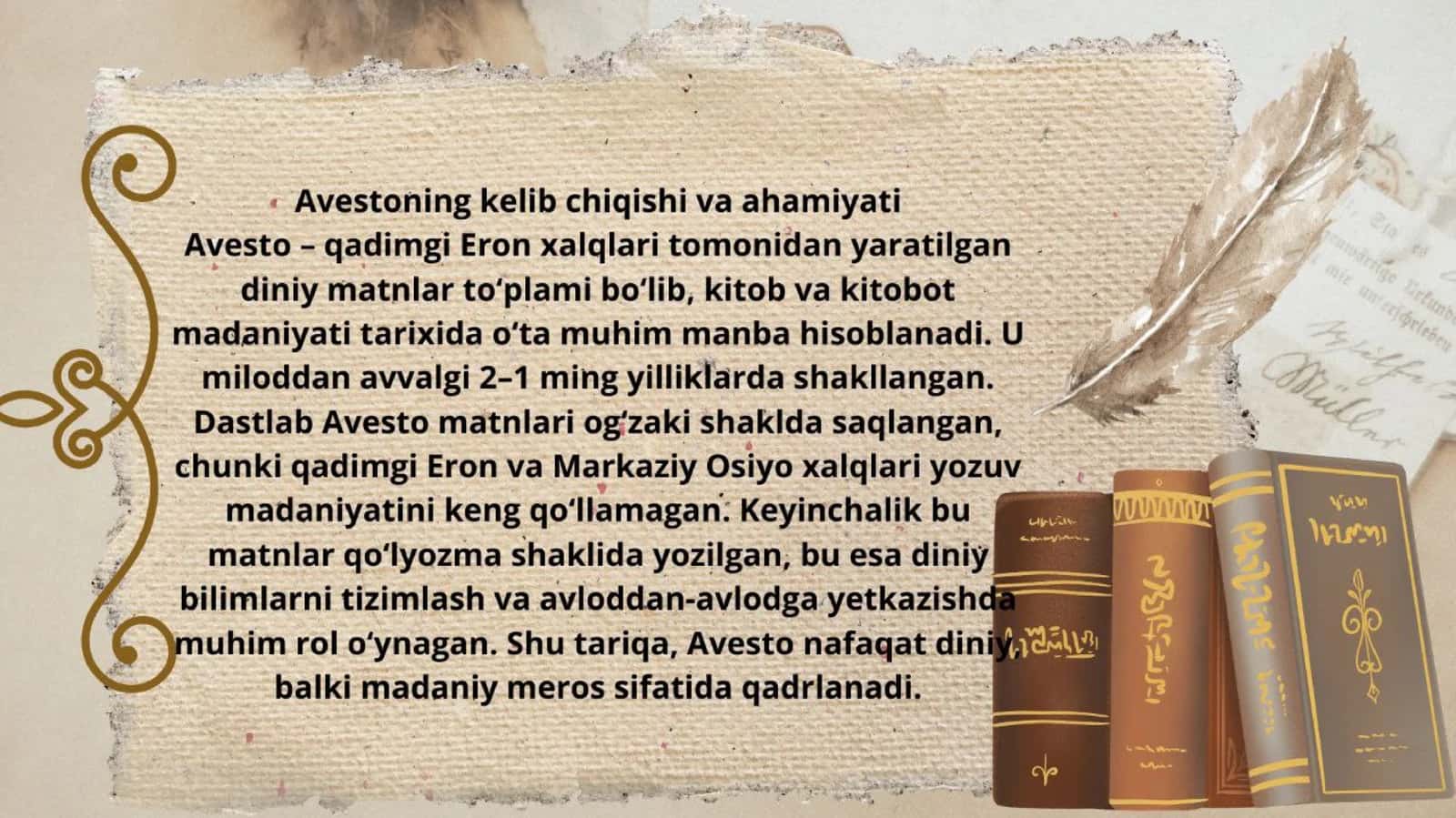 Kitob va kitob madaniyati tarixida avestoning tutgan o‘rni va ahamiyati 2