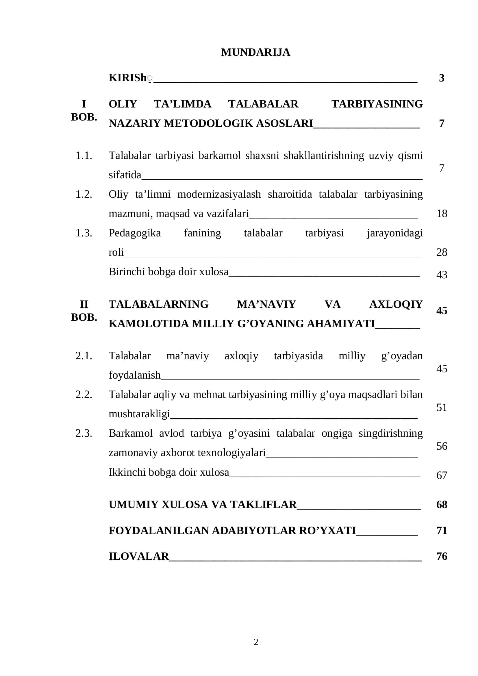 TA’LIMDA TALABALAR TARBIYASINING NAZARIY METODOLOGIK ASOSLARI 2