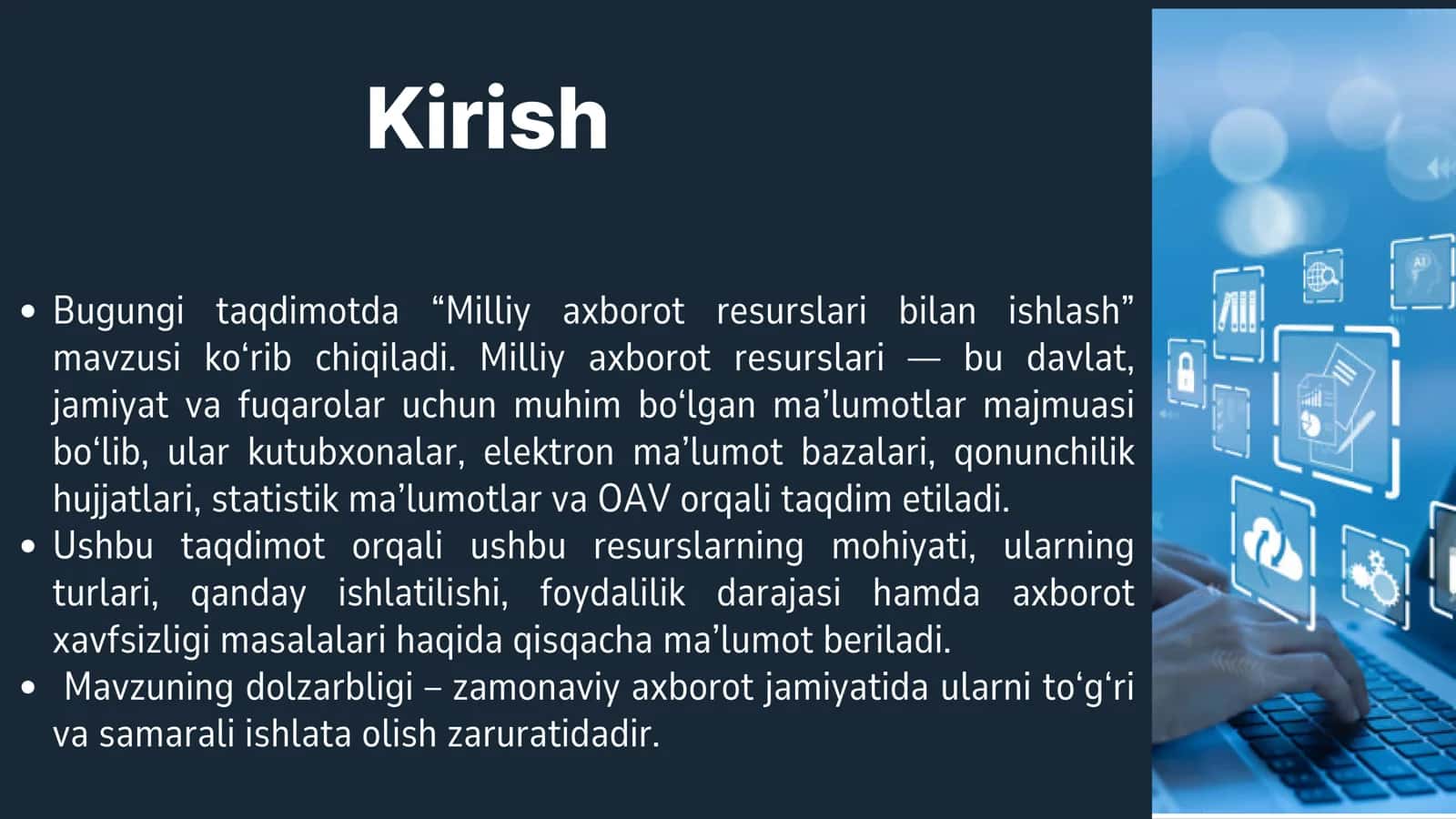 Milliy axborot resurslari bilan ishlash 2