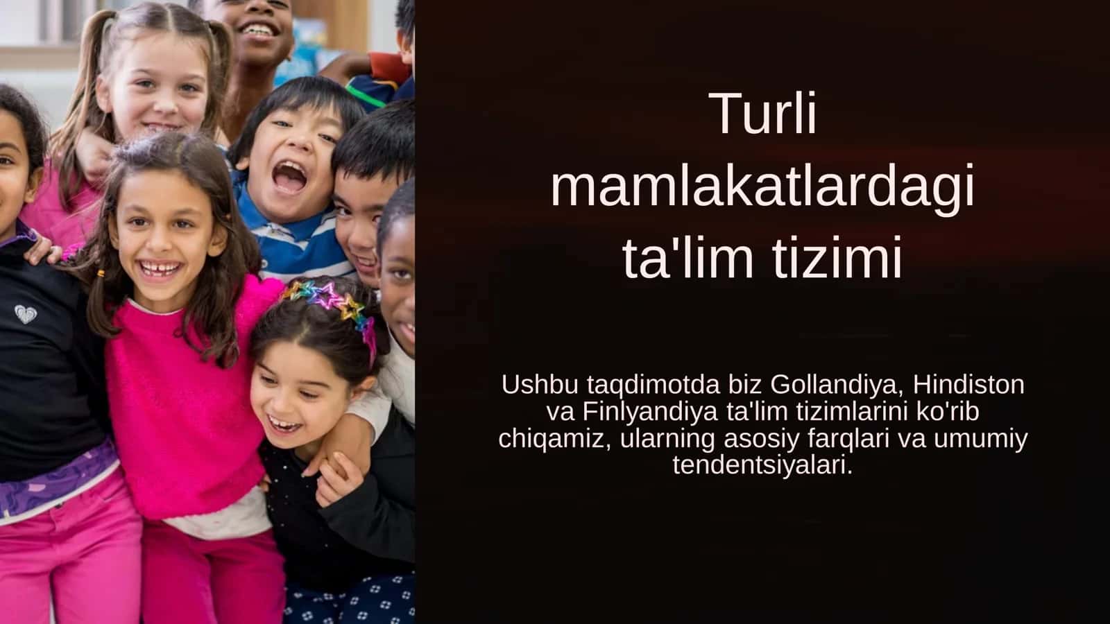 Niderlandiya, Hindiston va Finlandiya davlatlari ta'lim tizimi 2