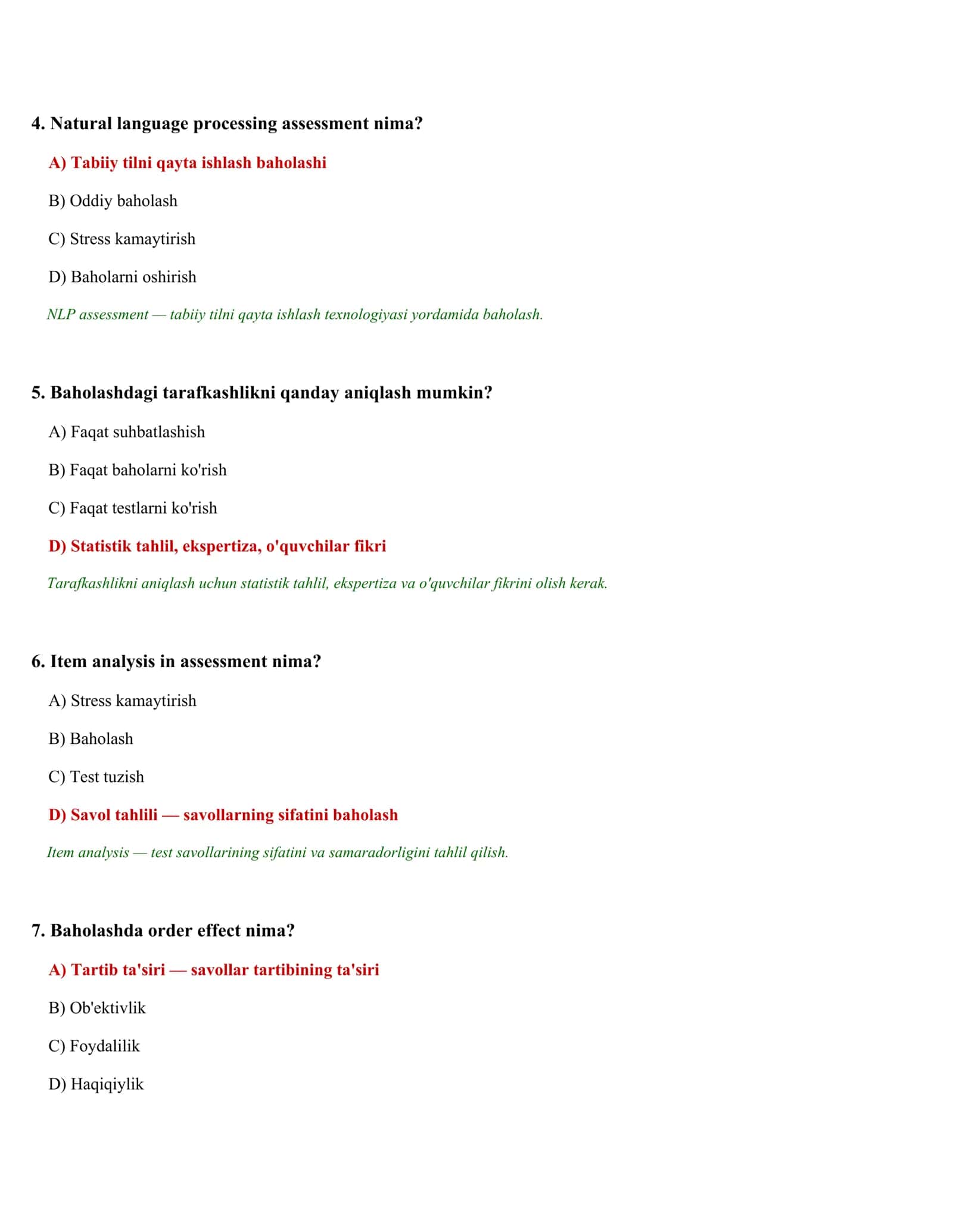 PSIXOLOGIK TESTLAR TO'PLAMI (508 test) 2