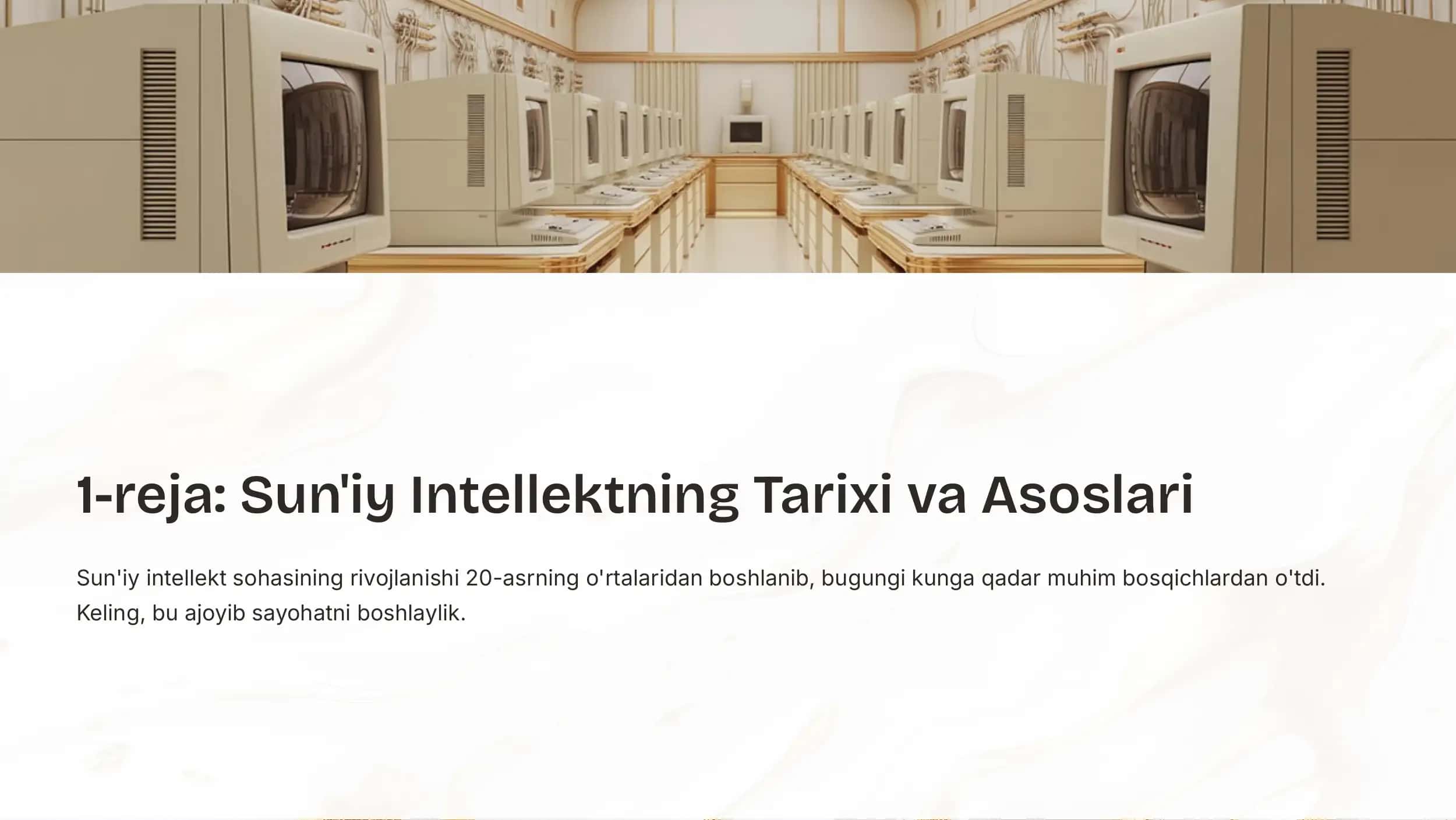 Sun'iy Intellekt Nima? Kelib Chiqishi va Hayotimizdagi O'rni 2