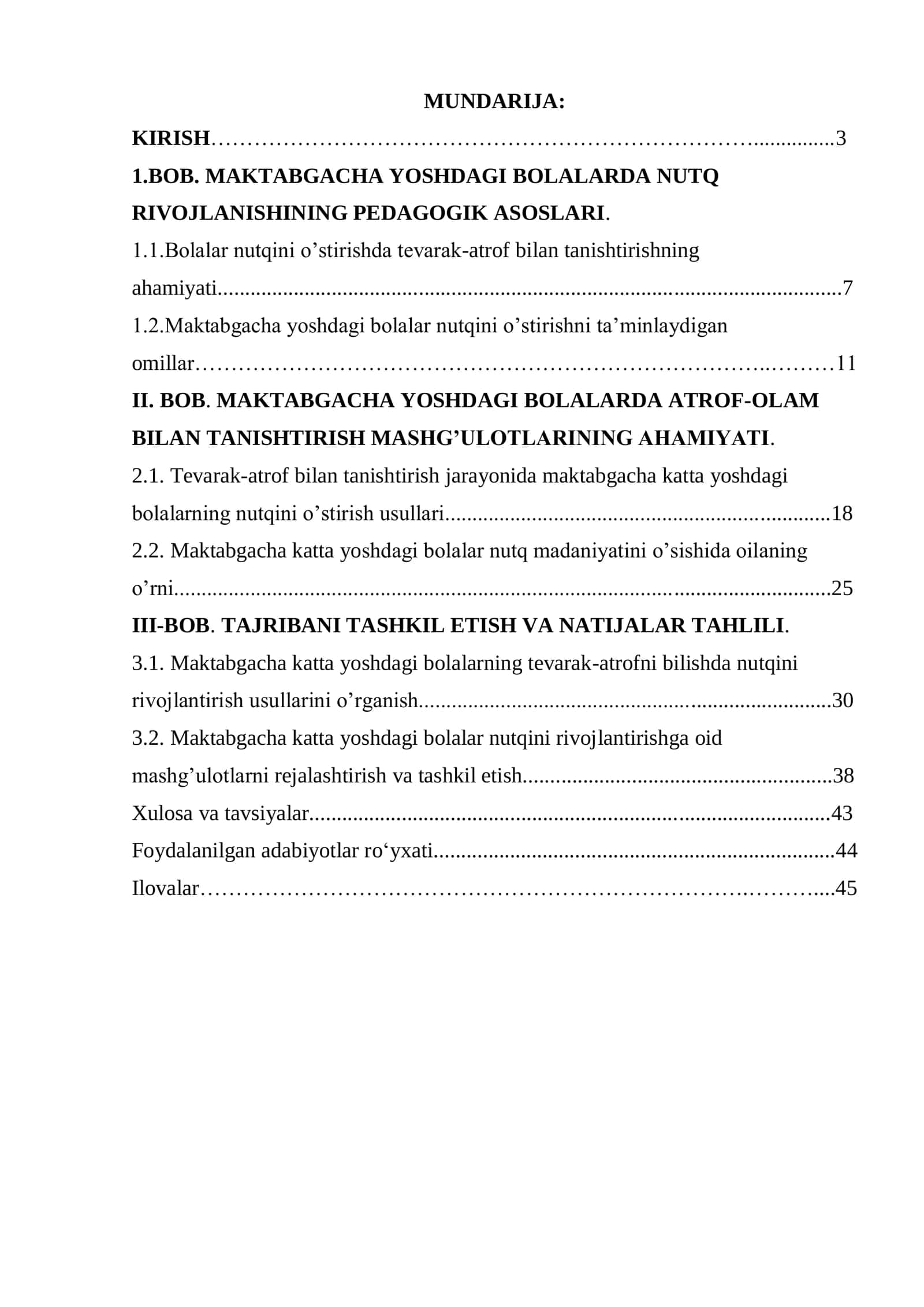 MAKTABGACHA YOSHDAGI BOLALARNI TEVARAK-ATROFNI BILISHDA NUTQINI RIVOJLANTIRISH TEXNOLOGIYASI 2
