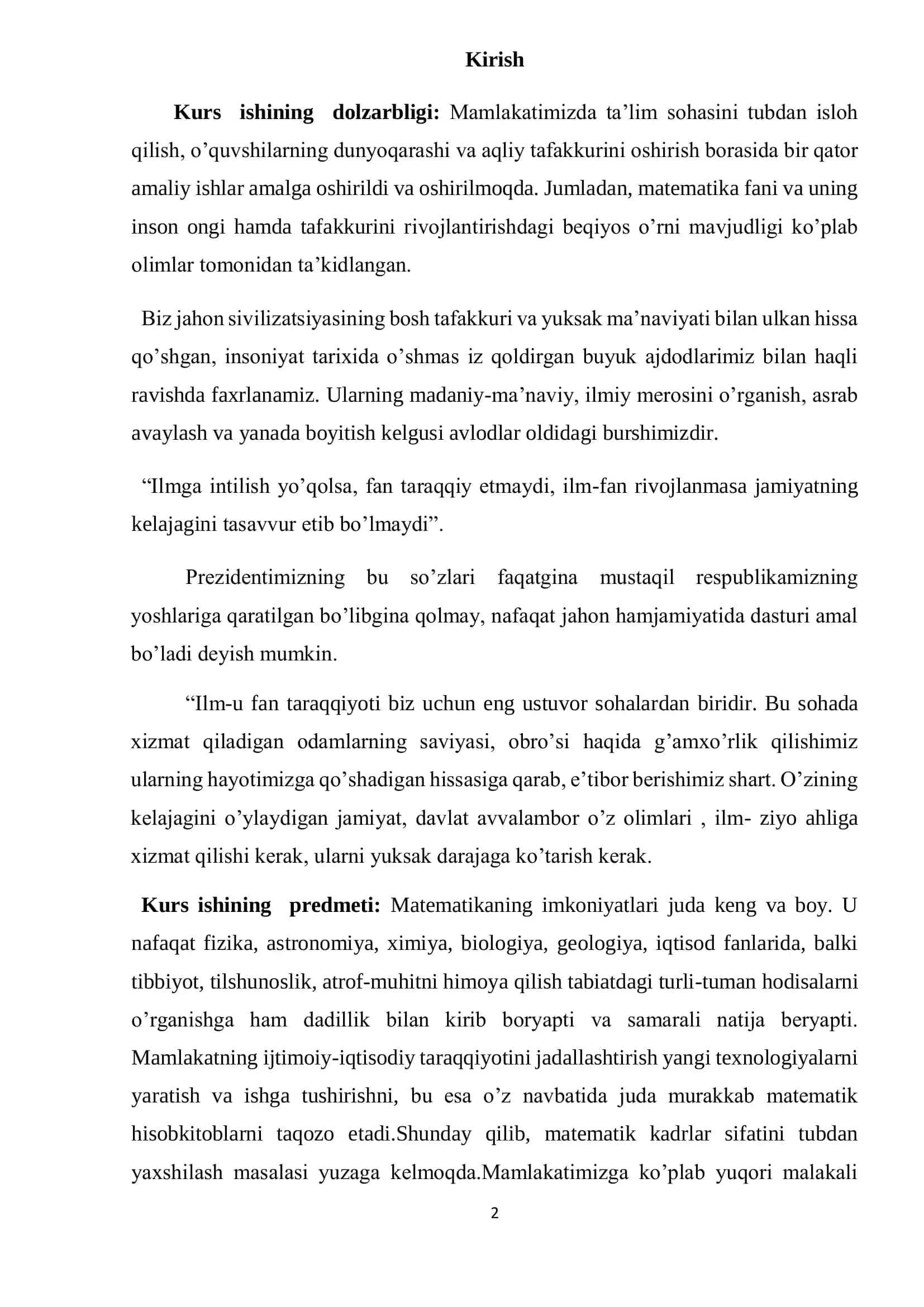 Parabolaning kanonik tenglamalari 2