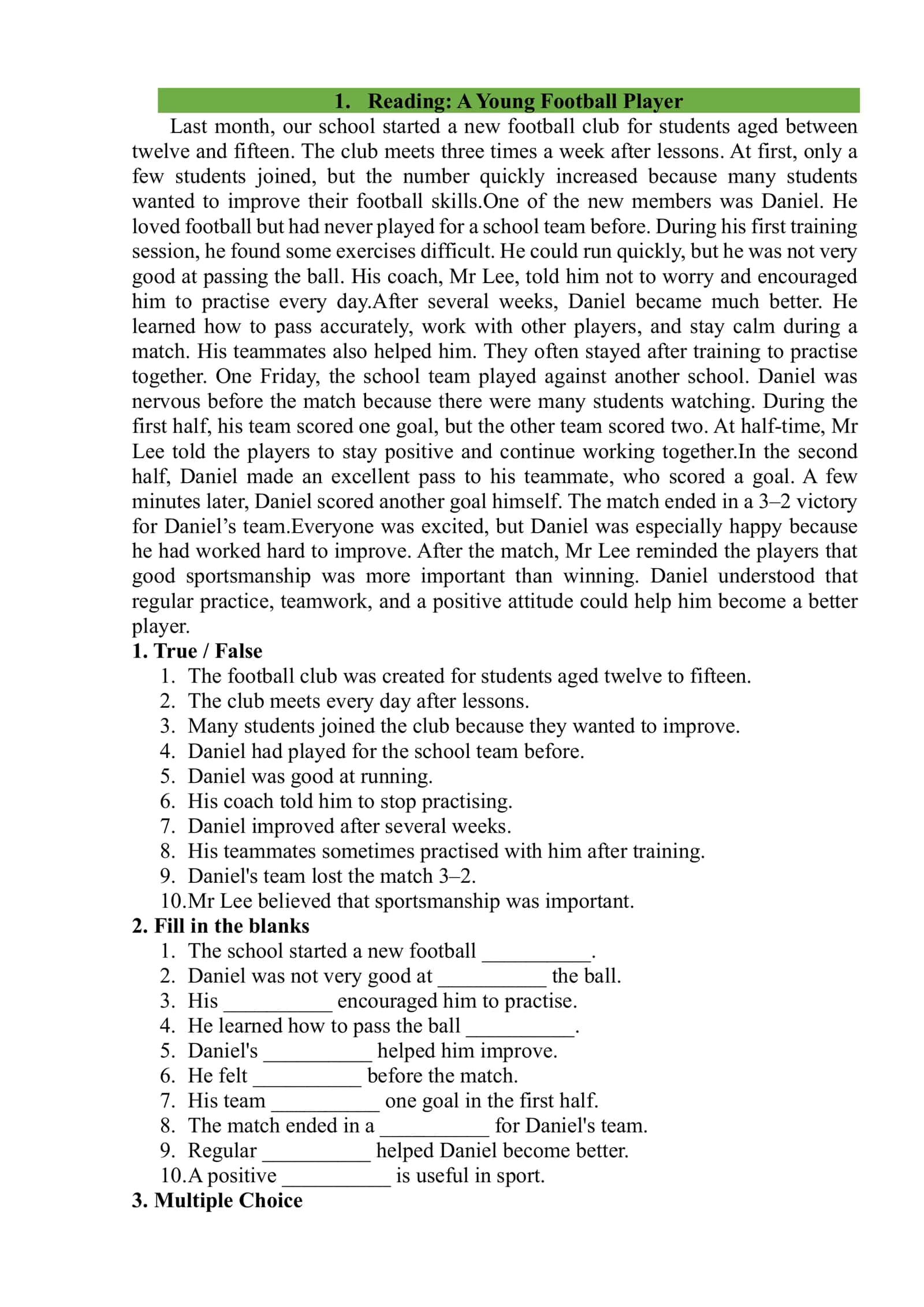 Reach English Pre-Intermediate A2+ Reading Book 2
