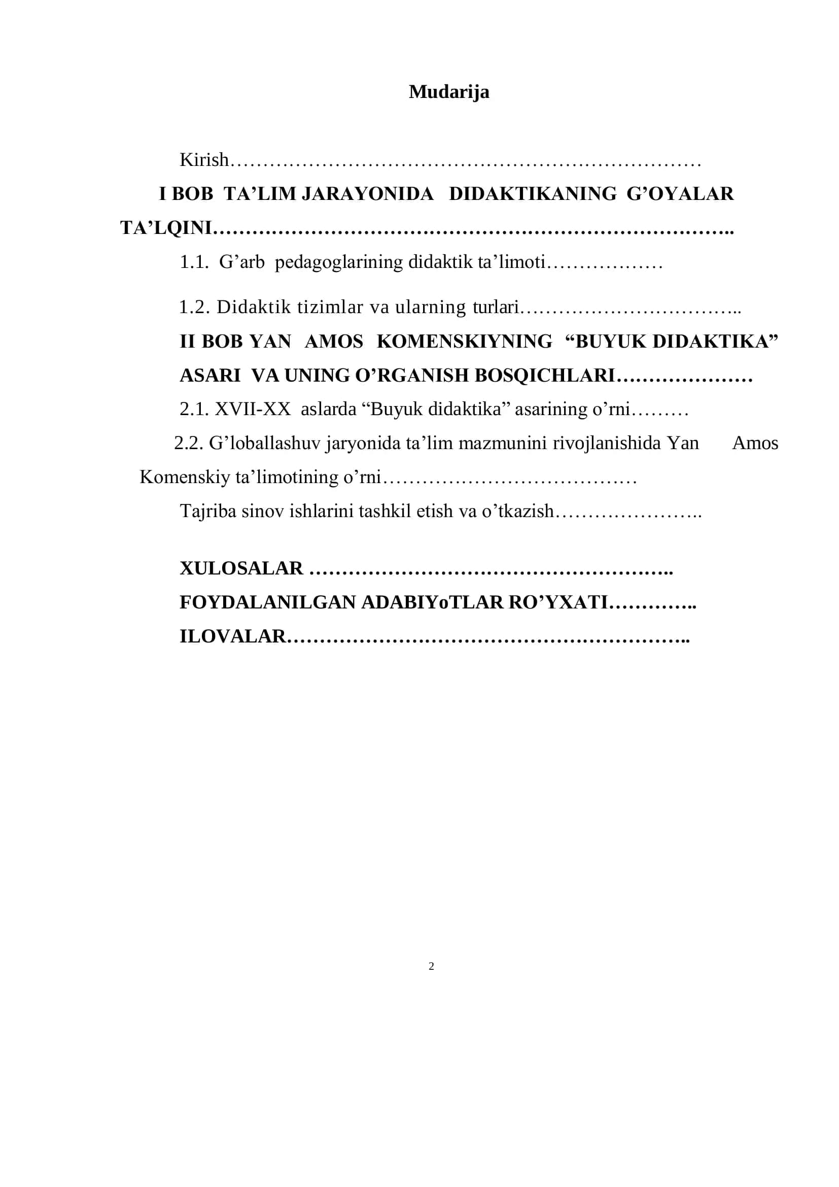 DIDAKTIKANING VUJUDGA KELISHI VA TADRIJIY RIVOJLANISHI 2