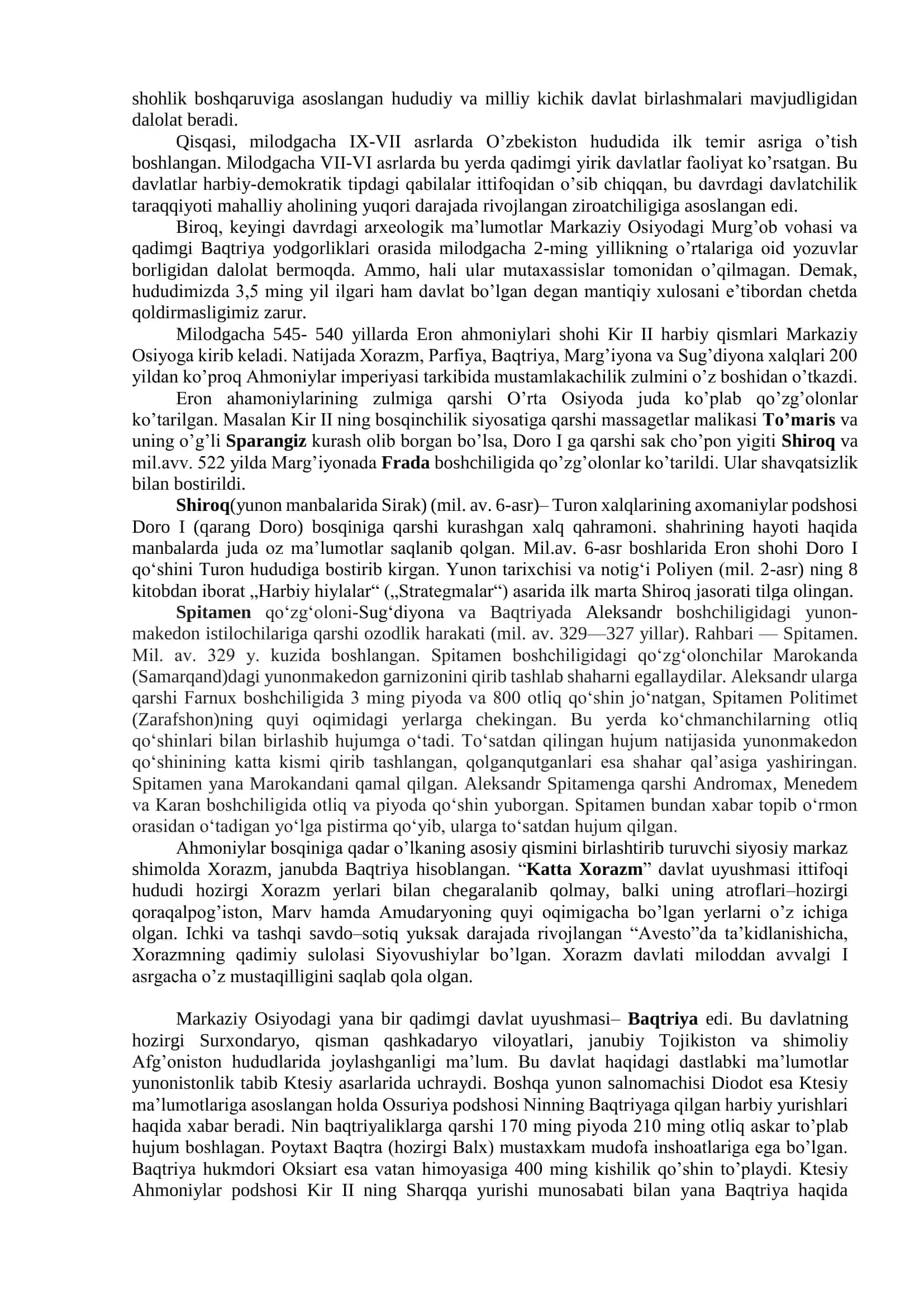 O‘zbekistonda Mustaqillik G‘oyalarining Tarixiy Asoslari 2
