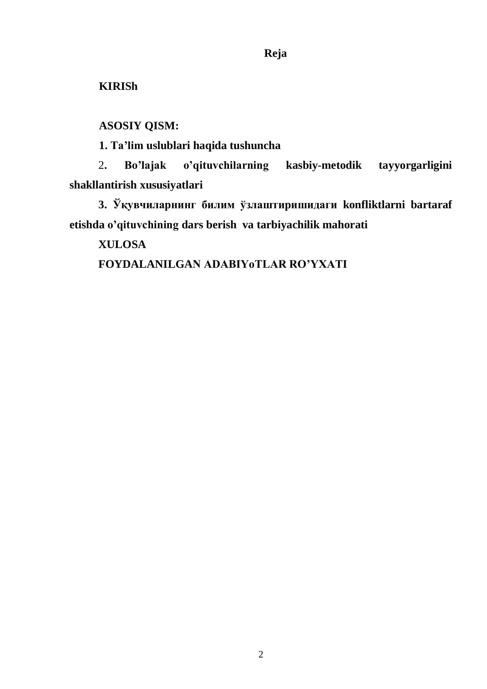 Bilim o’zlashtirish jarayonida yuzaga keladigan konfliktlar 2