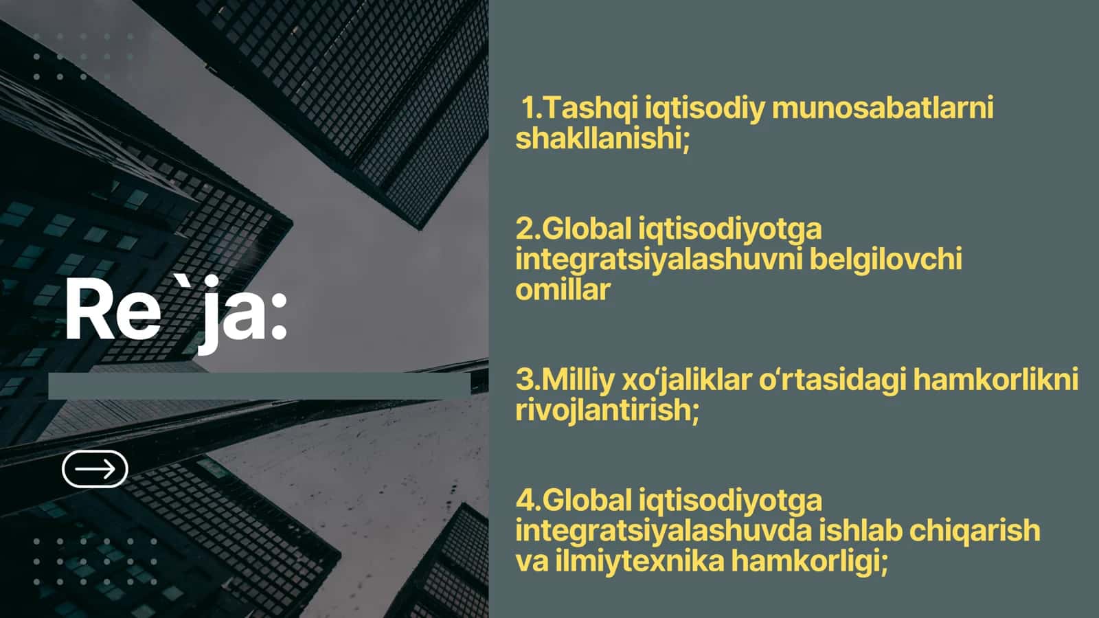 gloabl iqtisodiy rivojlanish 2