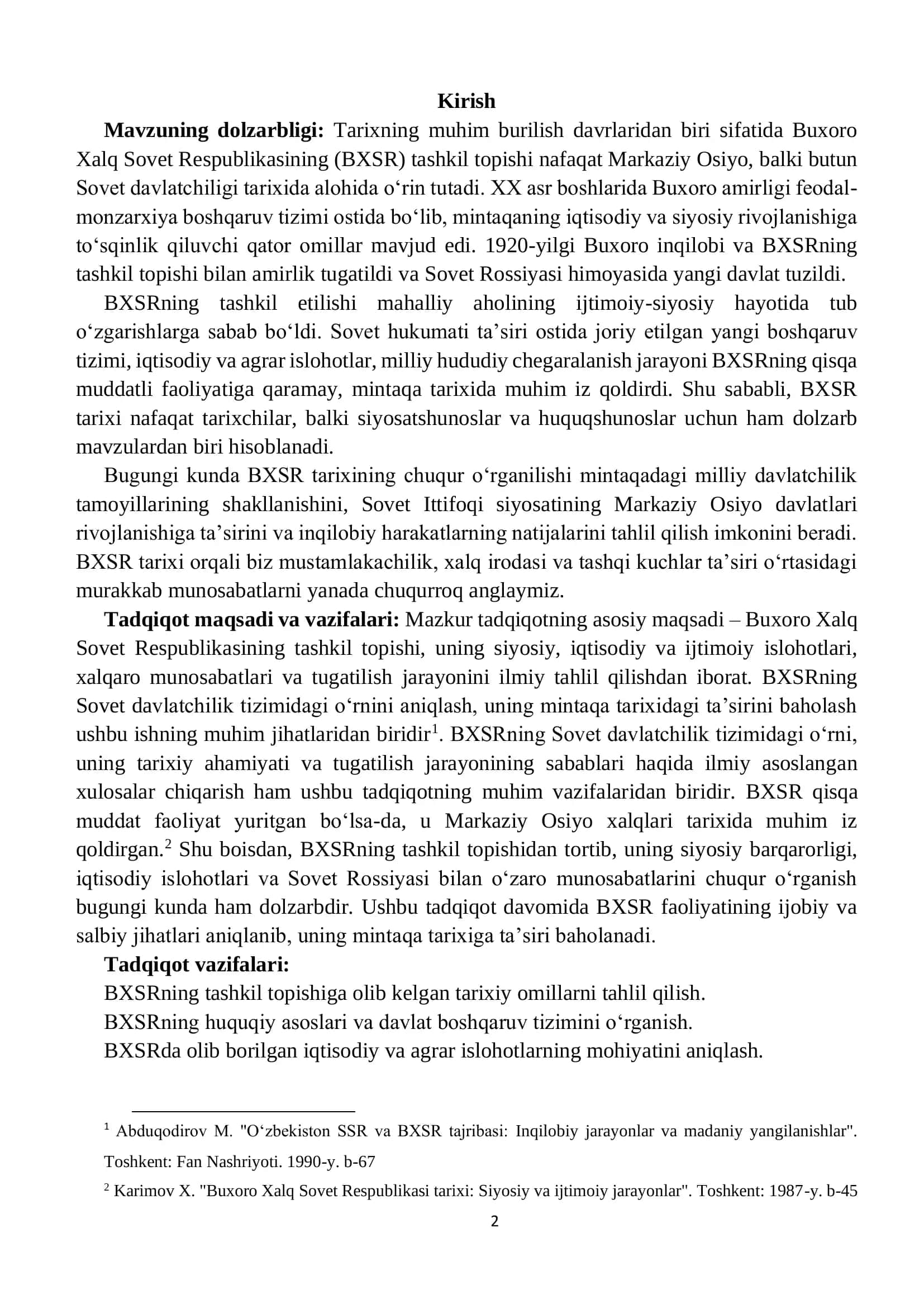 Buxoro Xalq Sovet Respublikasining tuzilishi 2