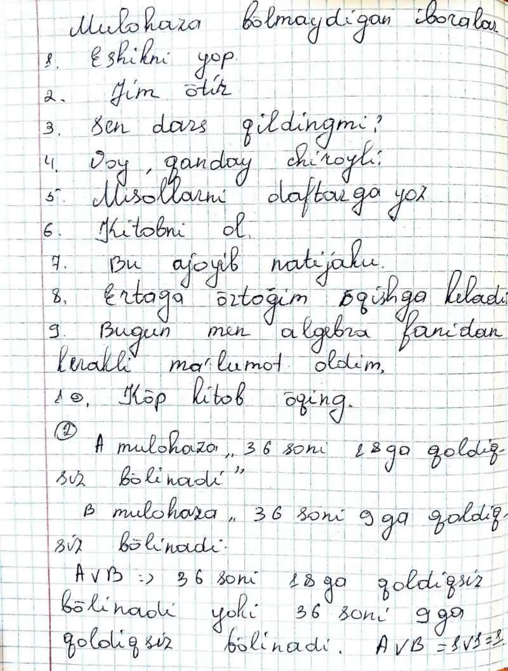 Mulohazalar 2