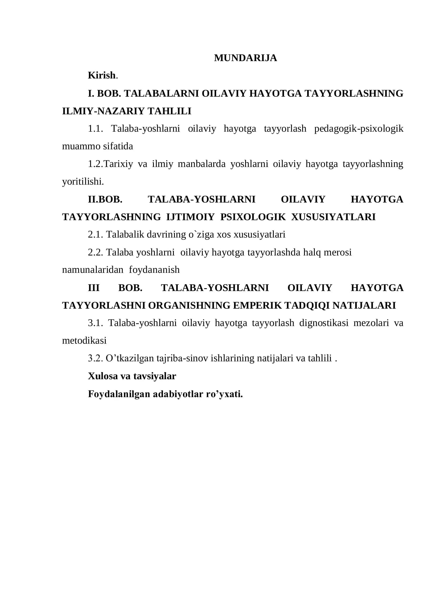 Talabalarni oilaviy hayotga tayyorlashning ijtimoiy psixologik xususiyatlari 2