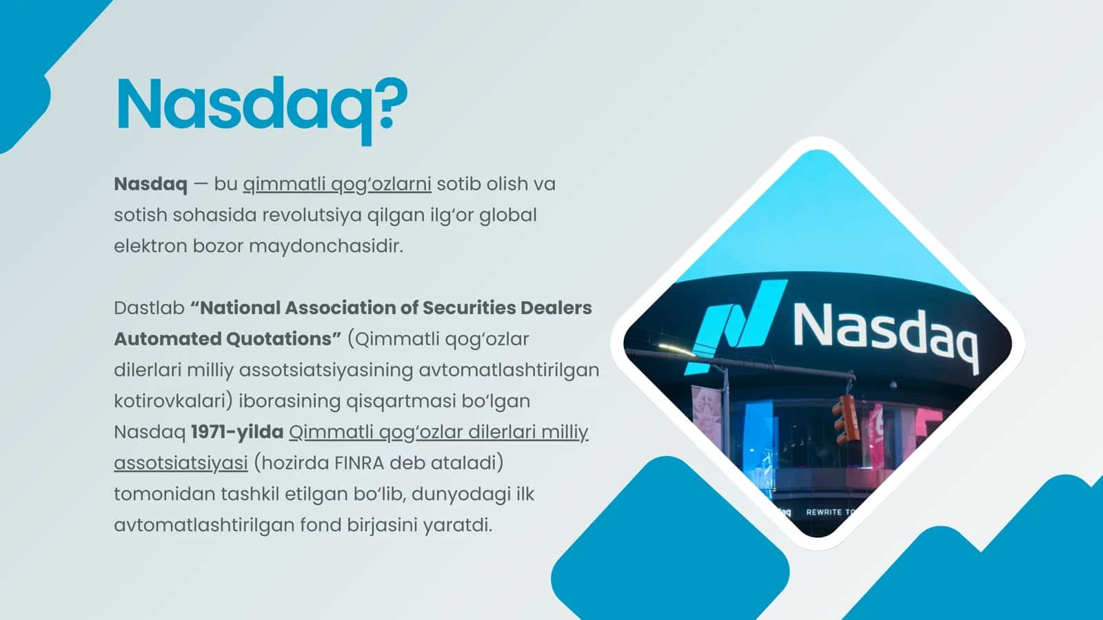 NASDAQ fond birjasi 2