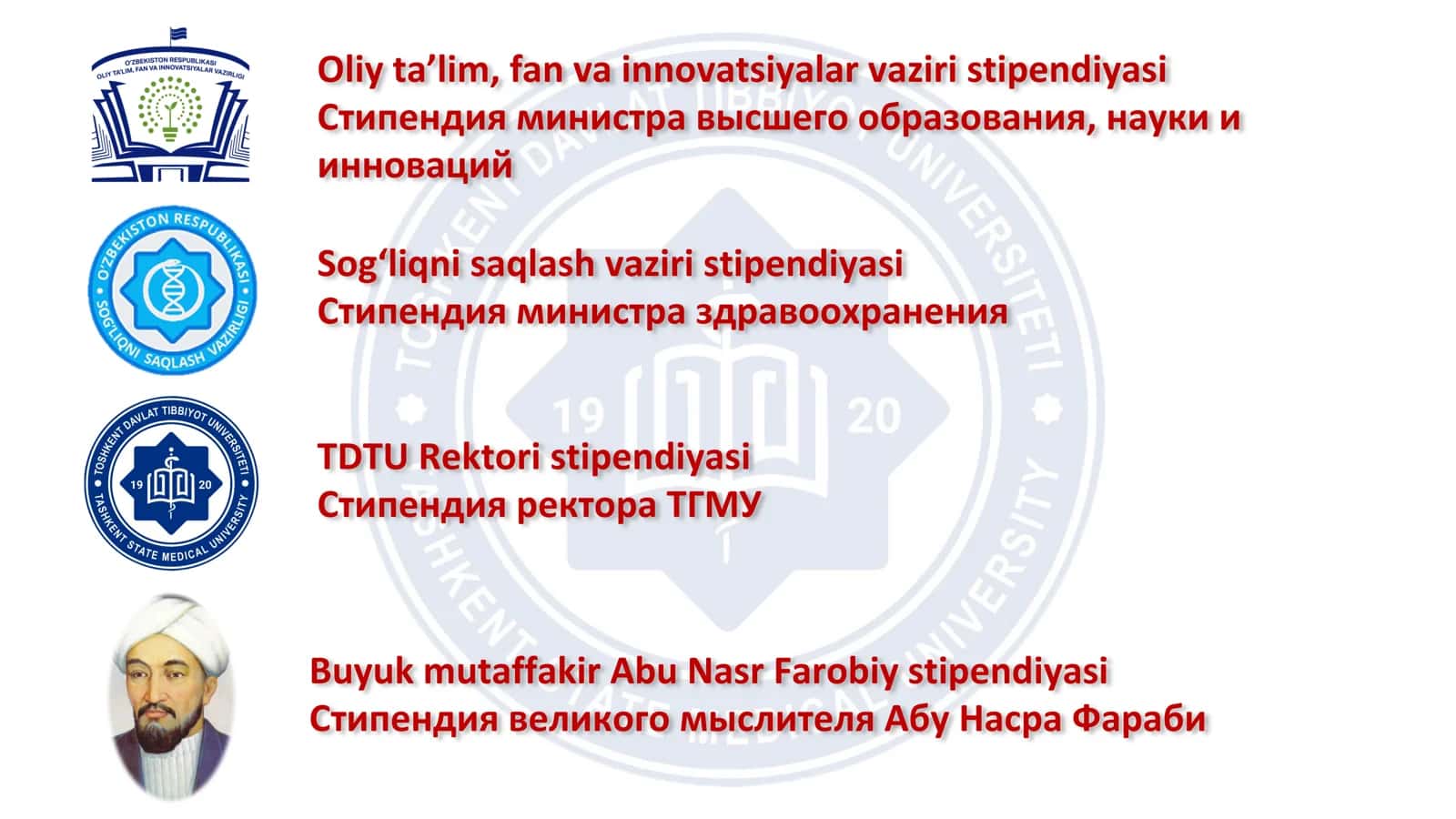 Buyuk mutaffakir Abu Nasr Farobiy stipendiyasi 2