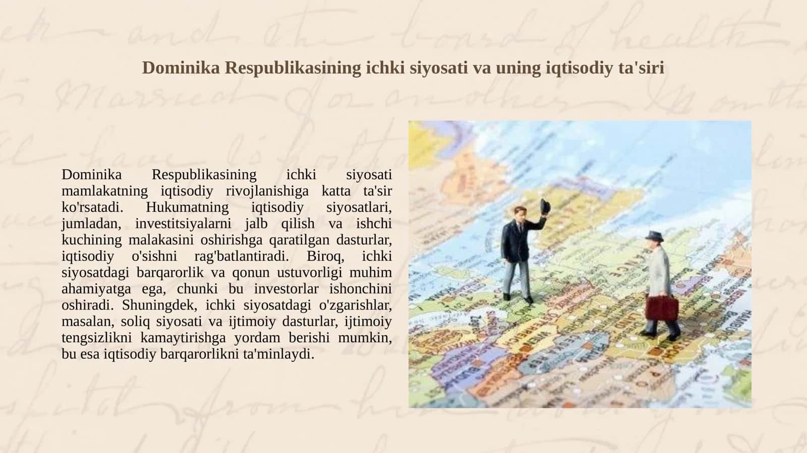Dominika ichki tashqi siyosat solig'i, ishchi kuchi migratsiya va kapital migratsiya 2