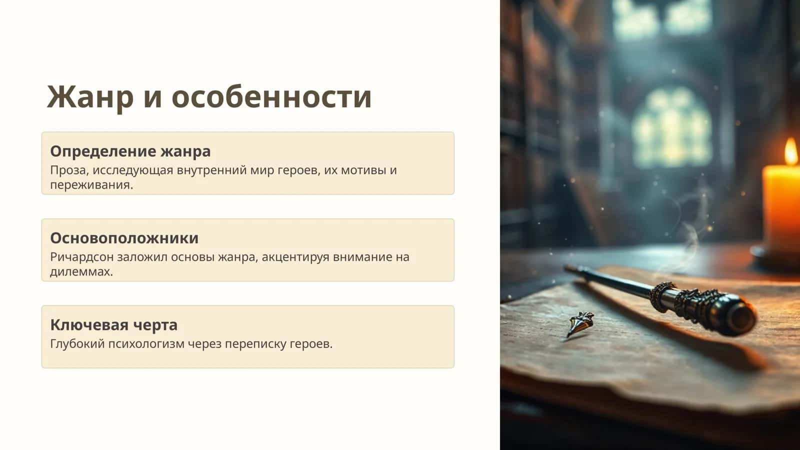Психологические романы Ричардсона 2